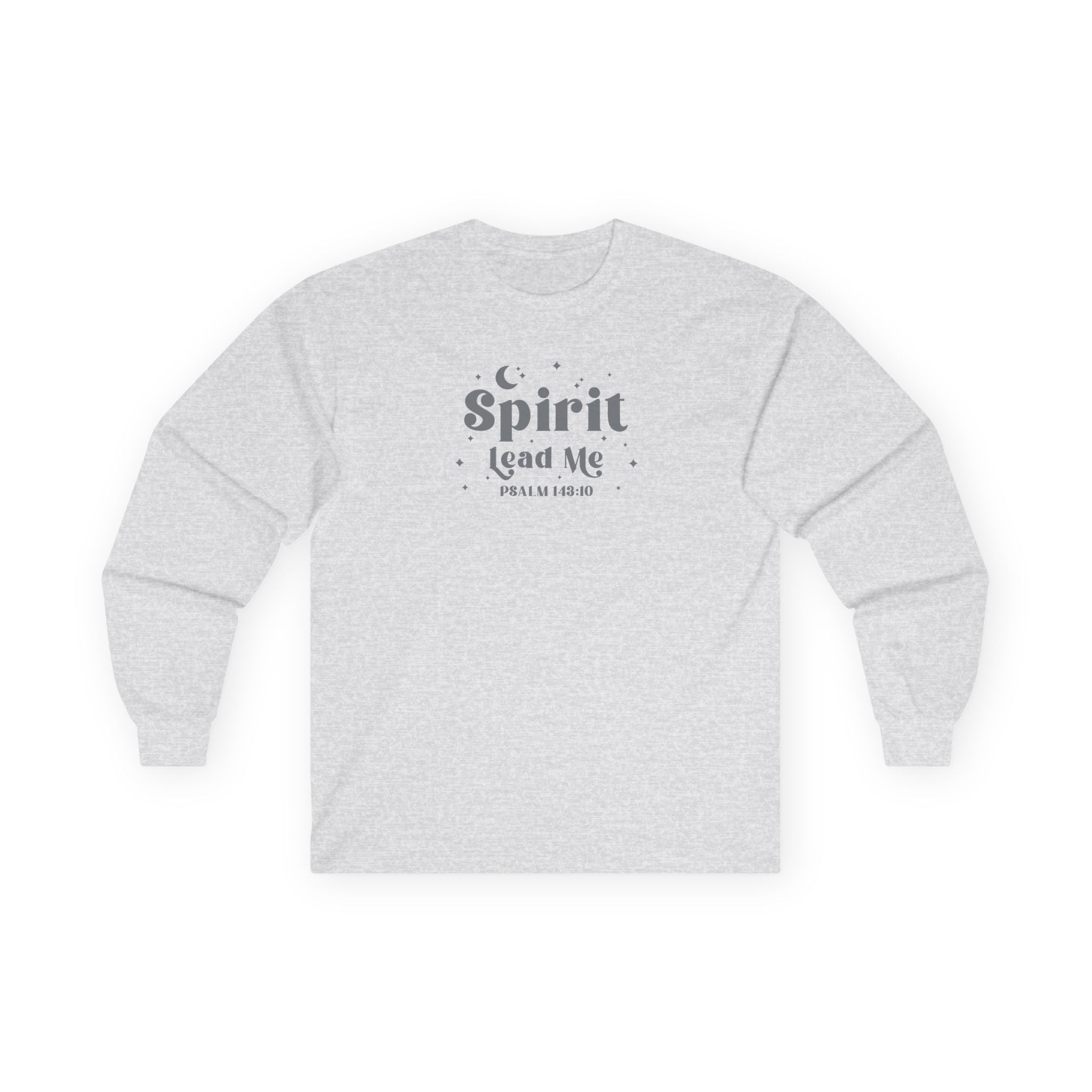 Spirit Lead Me Psalm 143:10 Unisex Long Sleeve Tee