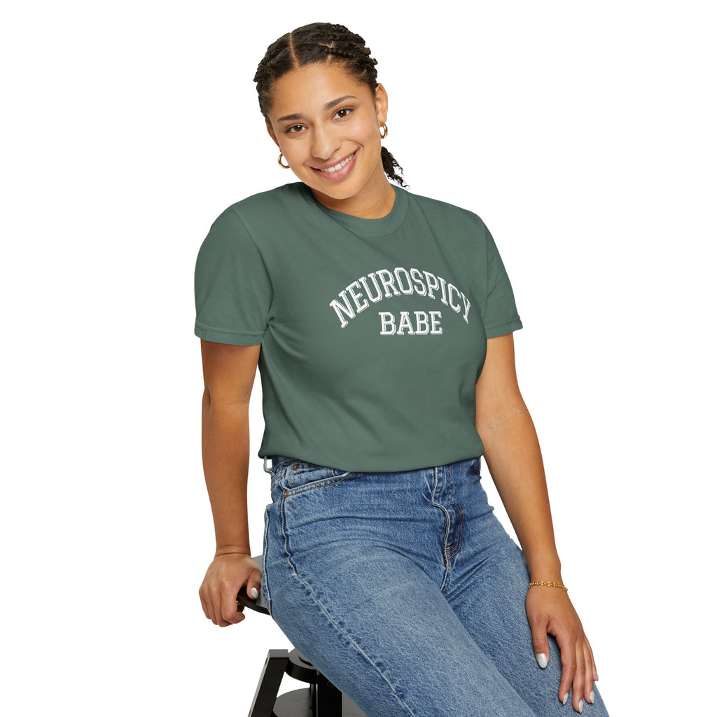 NEUROSPICY BABE Comfort Colors Tee T-Shirt | Neurodivergent Tee