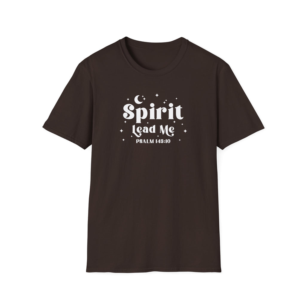 Spirit Lead Me Psalm 143:10 Unisex Softstyle T-Shirt