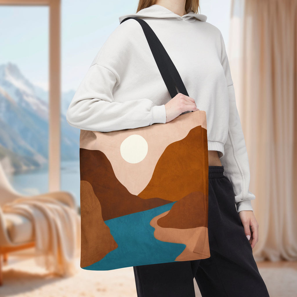 Mountain Stream Rust Tote Bag