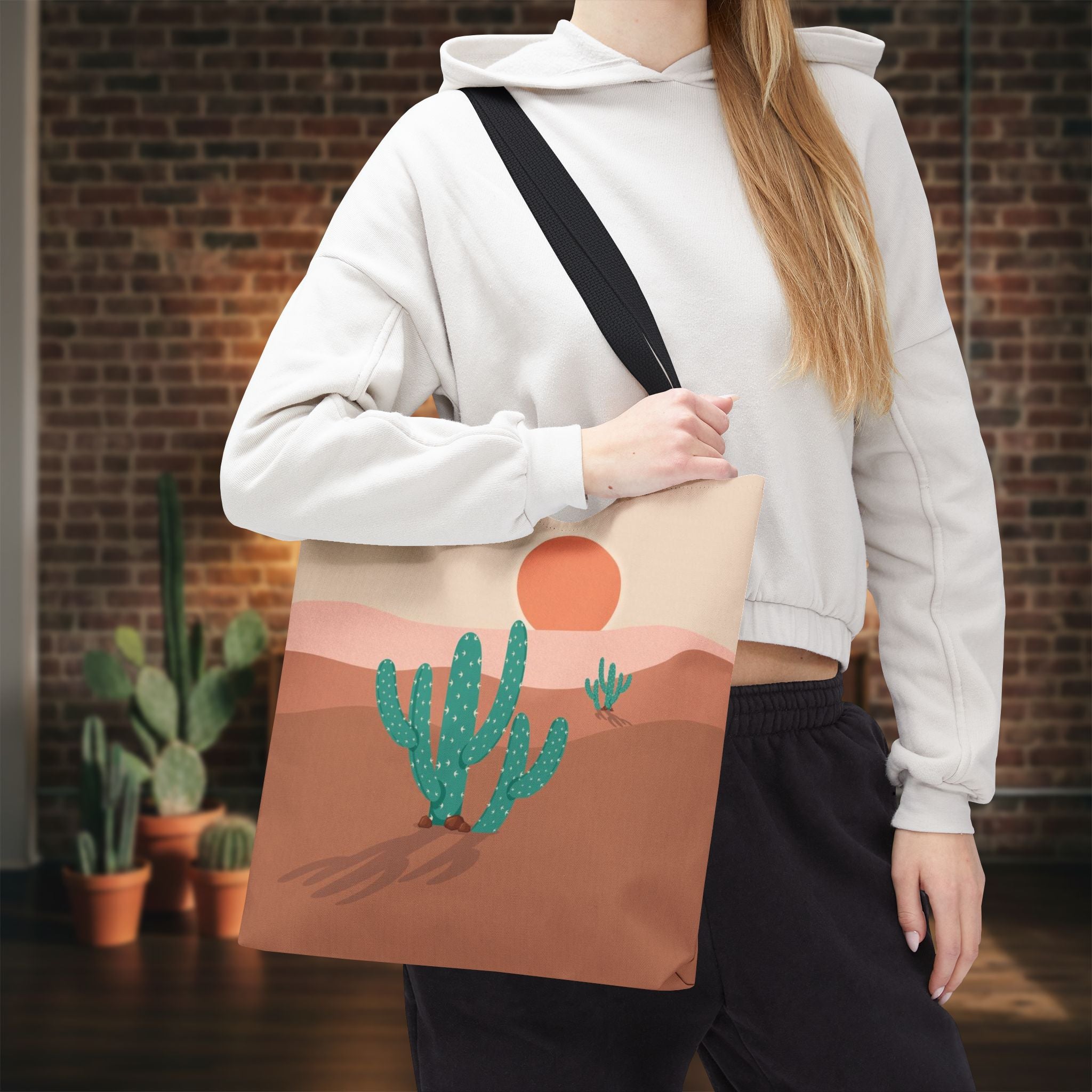 Southwest Desert Cactus Tote Bag