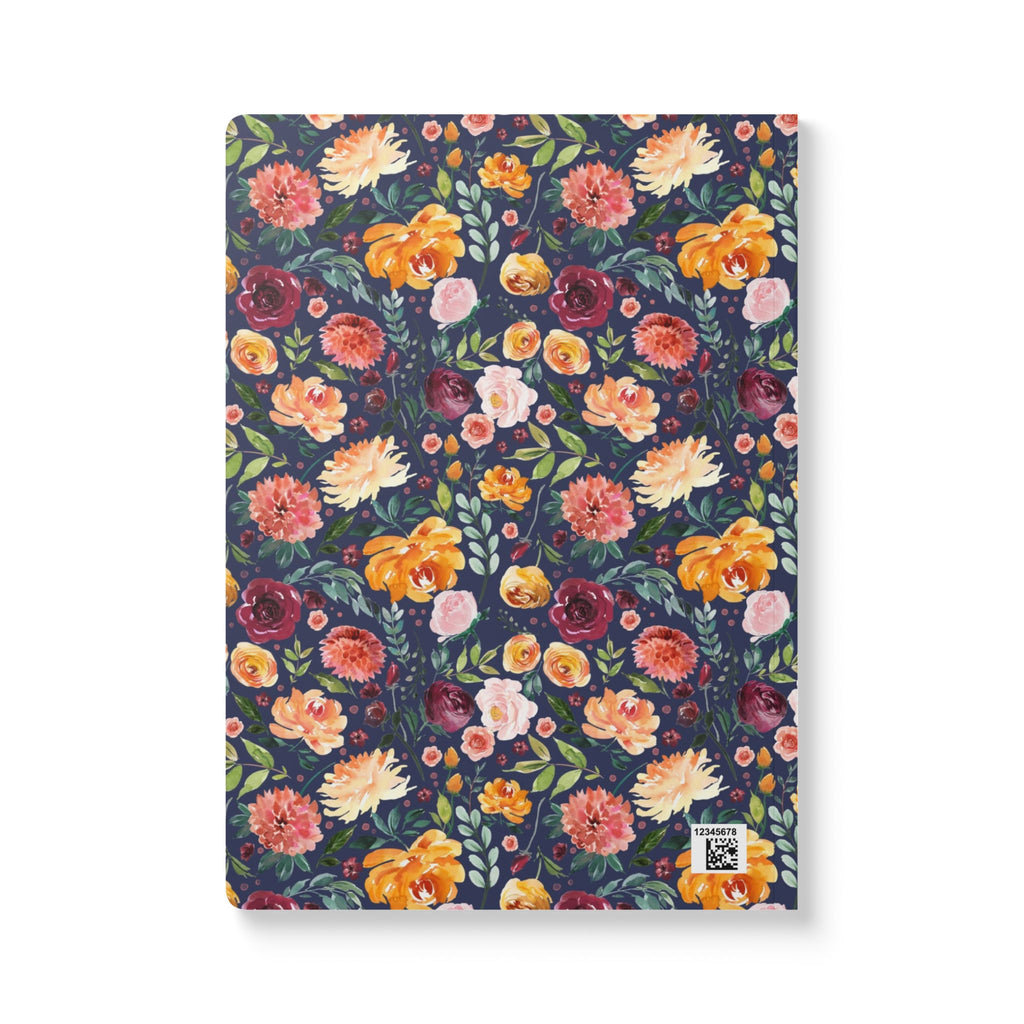 Not Today Satan Softcover Journal | Floral Notebook for Daily Affirmations & Gift