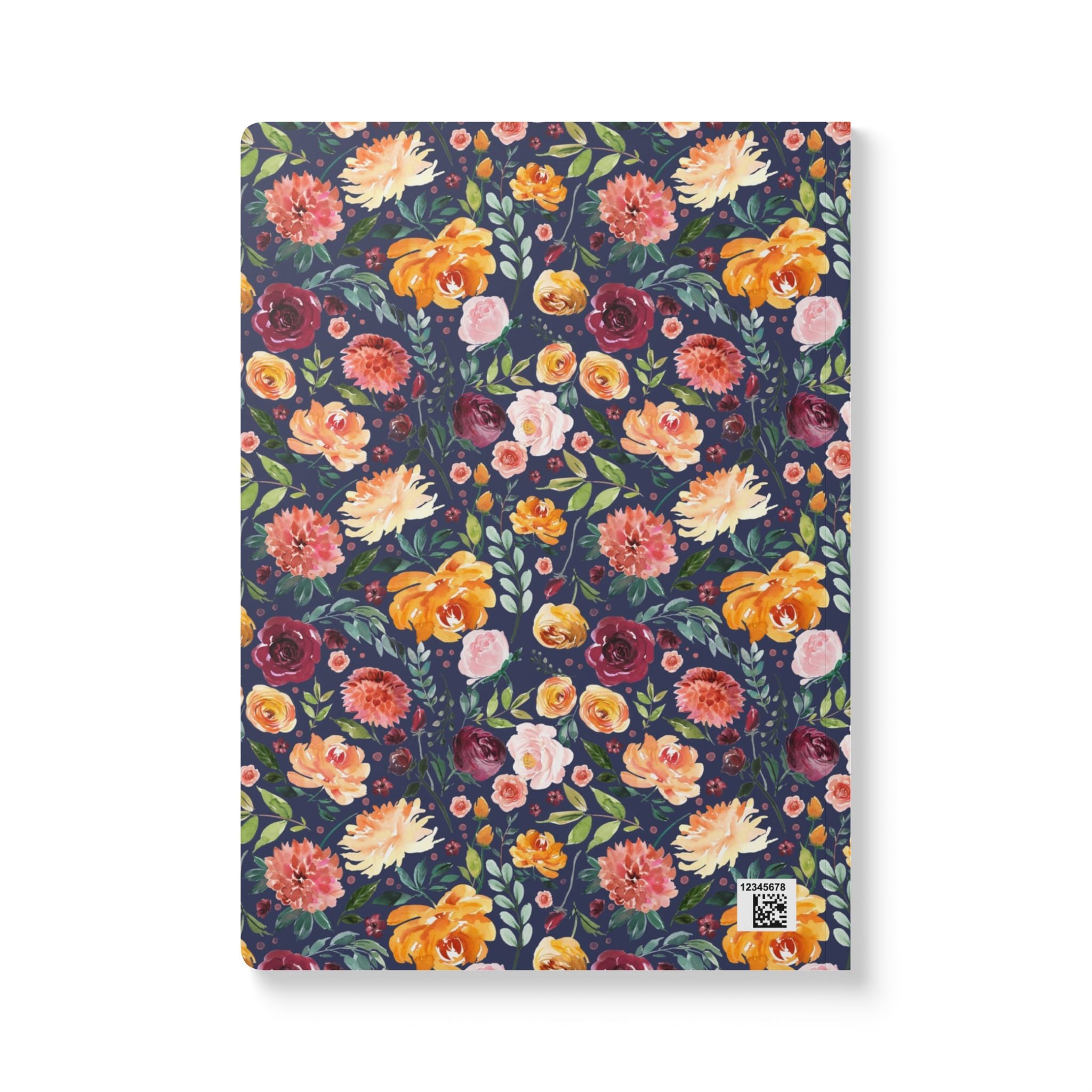 Not Today Satan Softcover Journal | Floral Notebook for Daily Affirmations & Gift