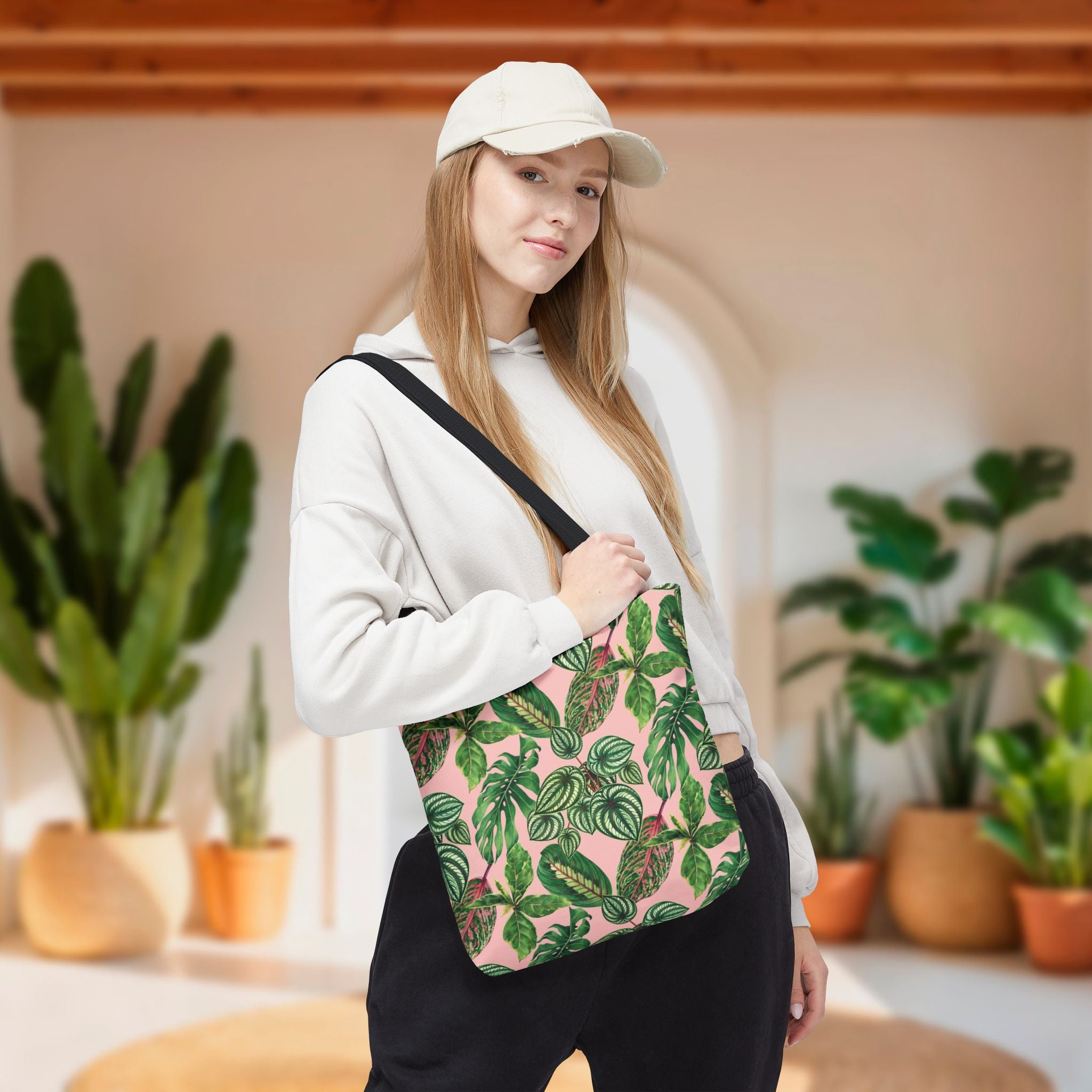 House Plant Leaf Tote Bag | Botanical
