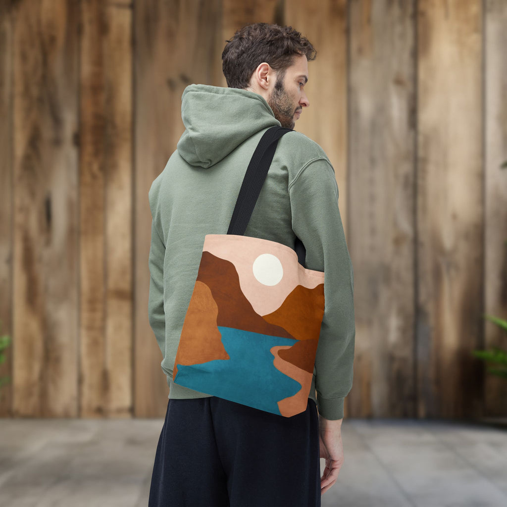 Mountain Stream Rust Tote Bag
