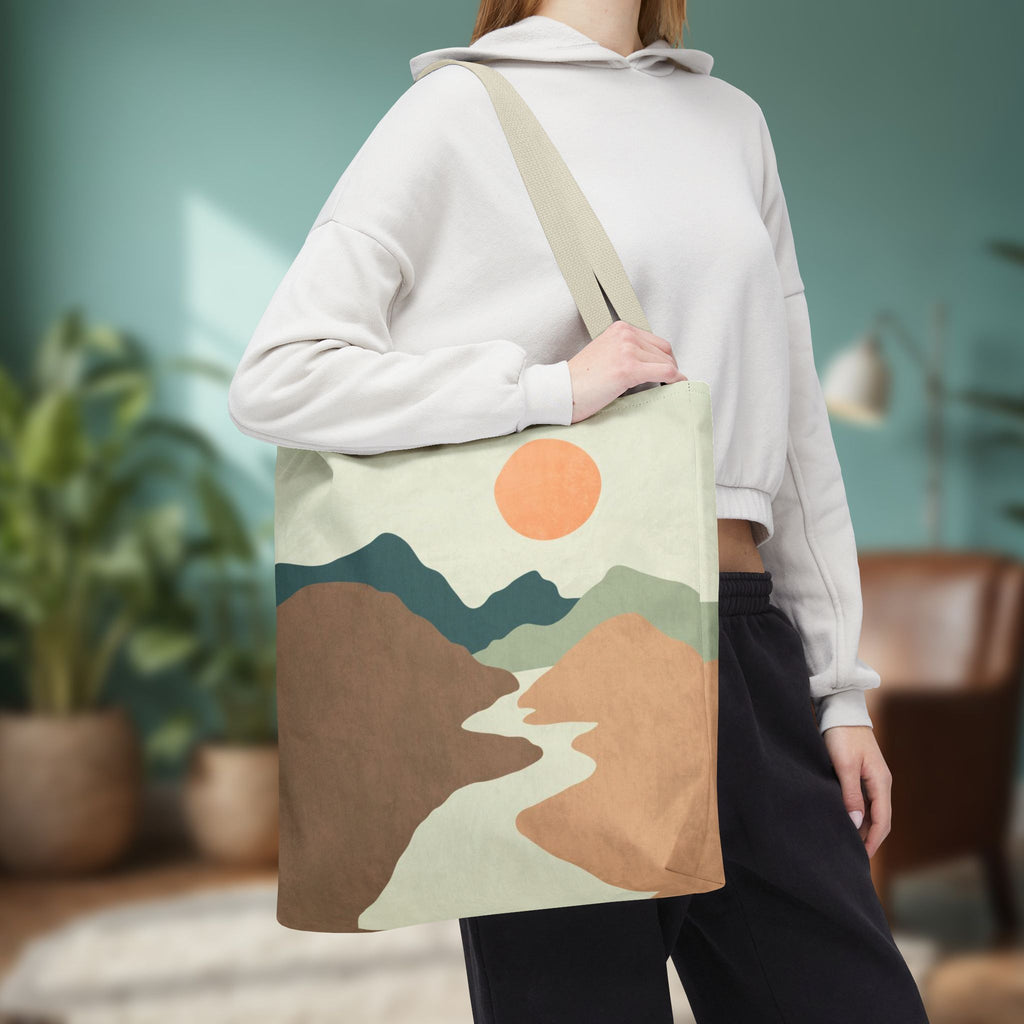 Muted Desert Tote Bag | Abstract Desert Landscape