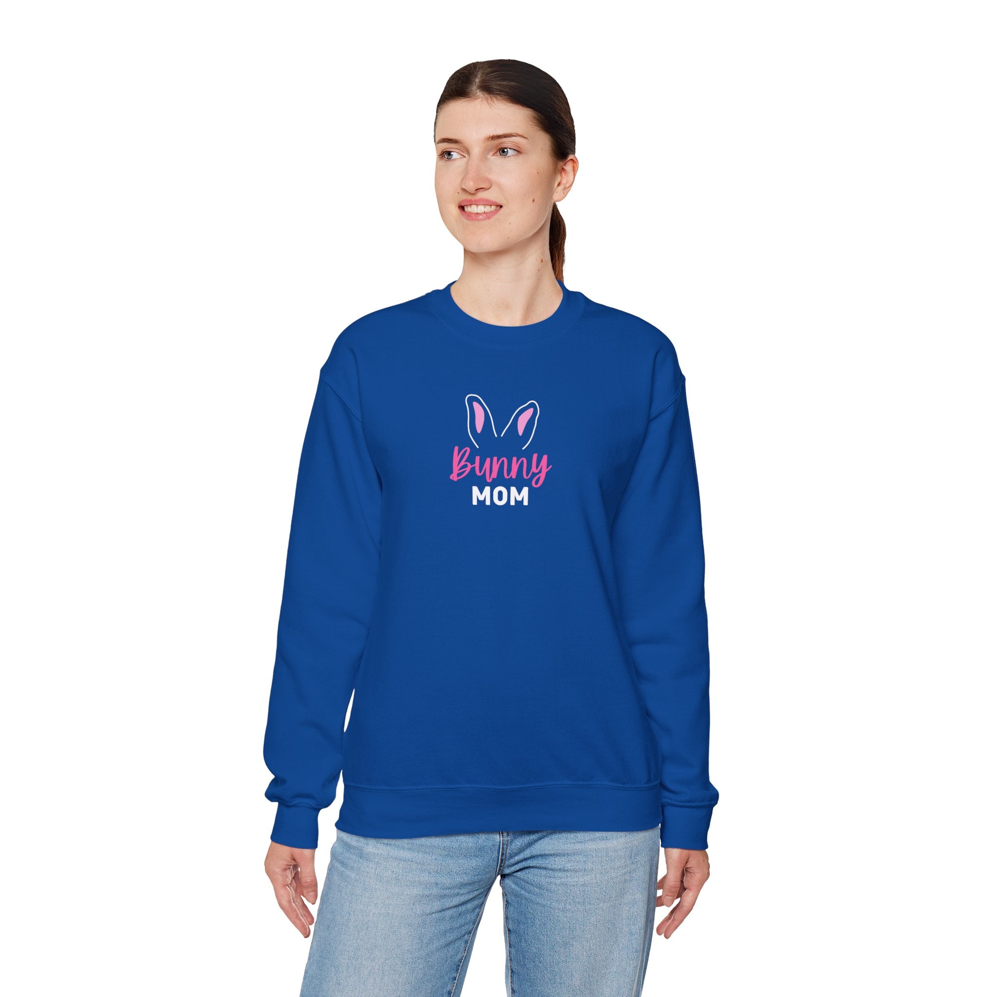 Bunny Mom Crewneck Sweatshirt | Bunny Ears Graphic