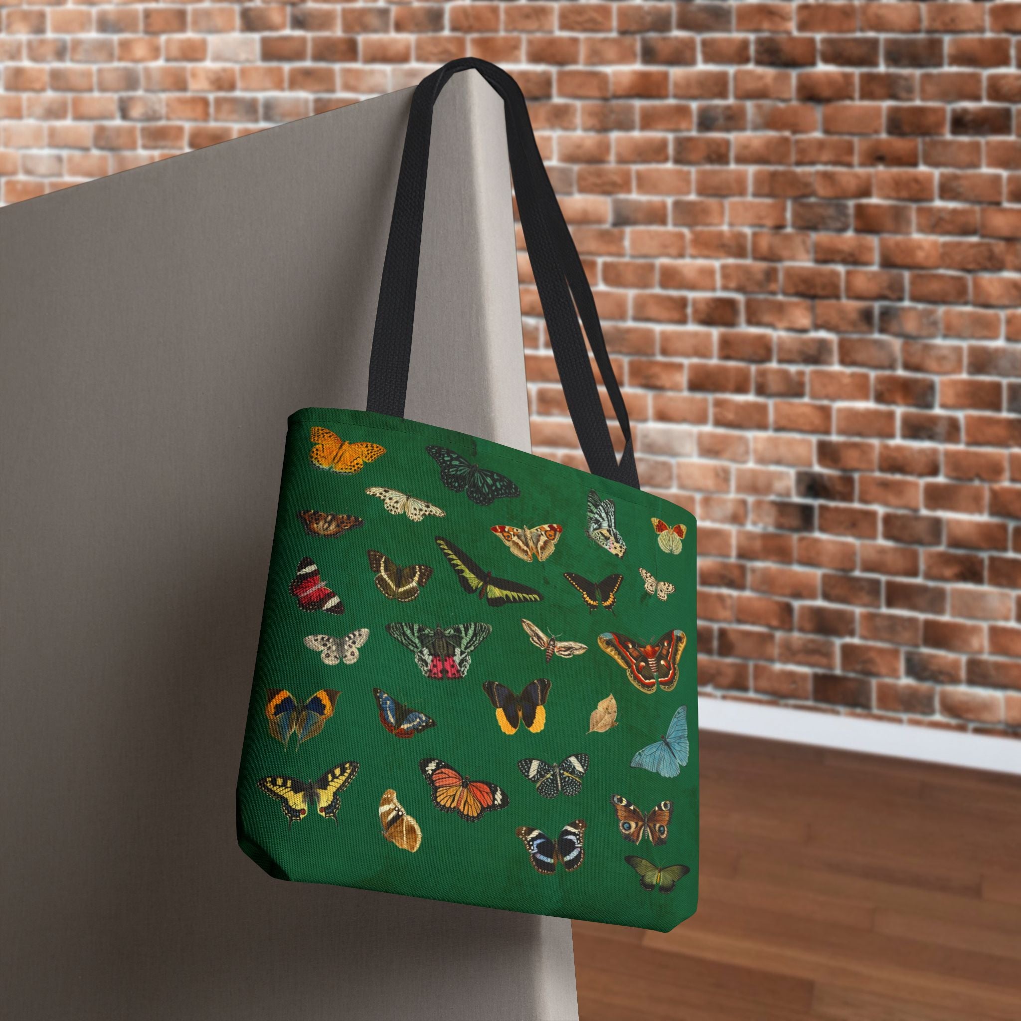 Butterfly and Moth Verdant Green Tote Bag