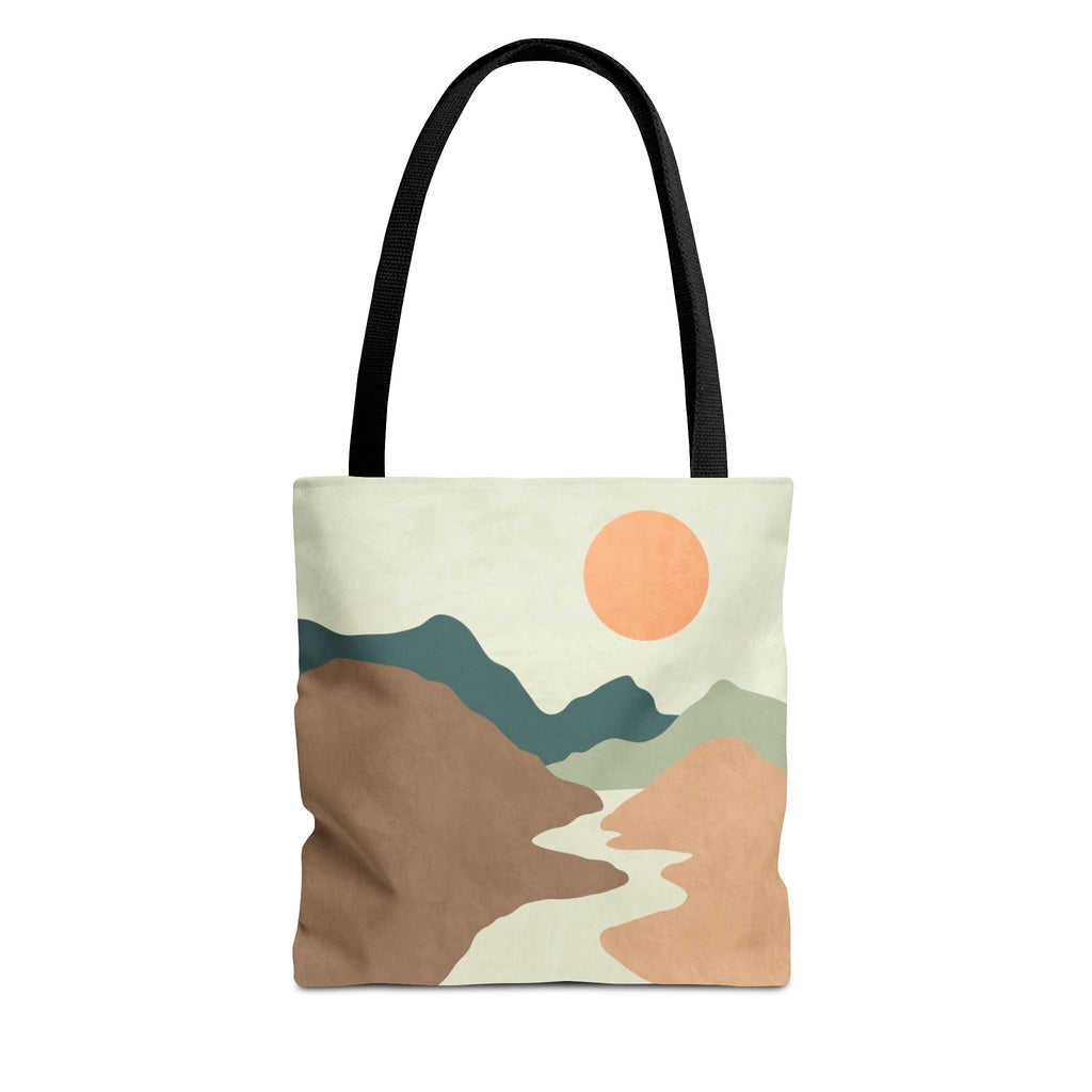 Muted Desert Tote Bag | Abstract Desert Landscape