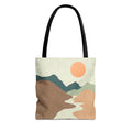 Muted Desert Landscape Tote Bag