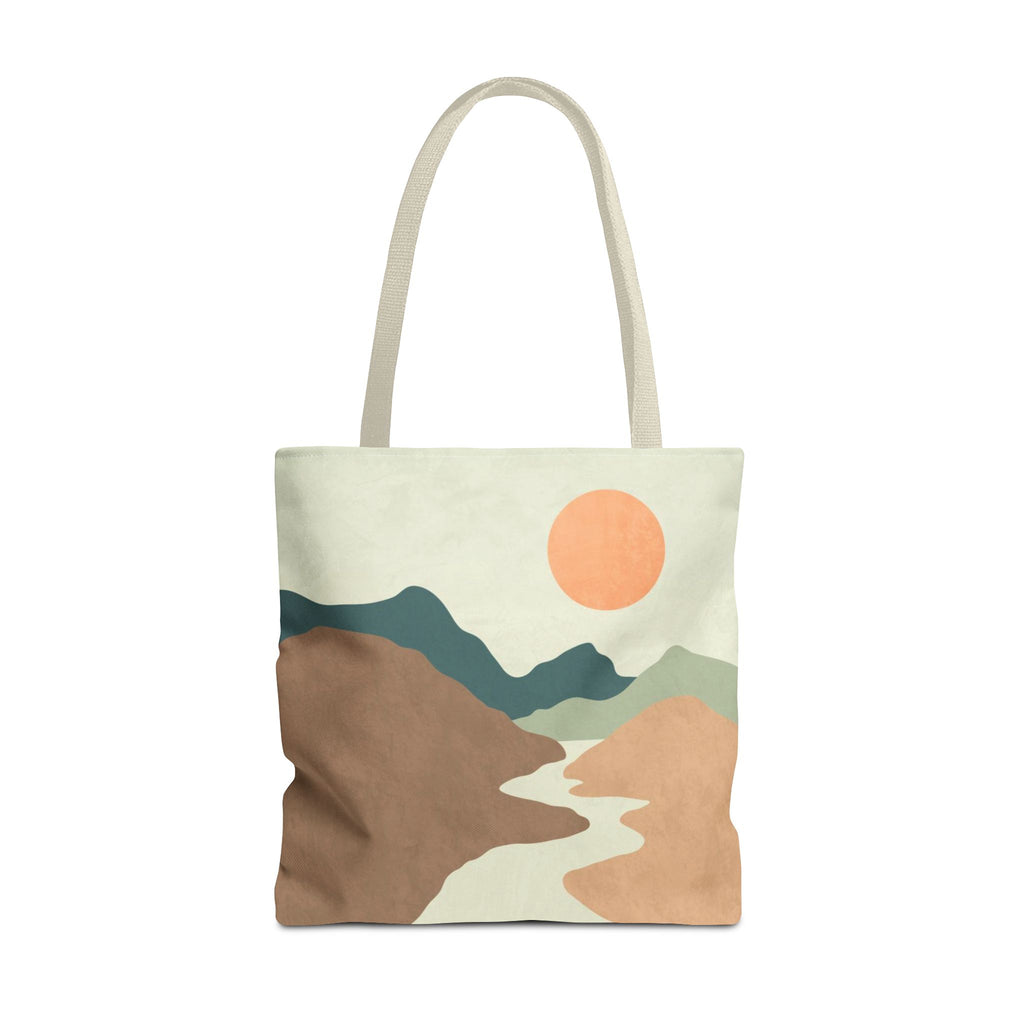 Muted Desert Tote Bag | Abstract Desert Landscape