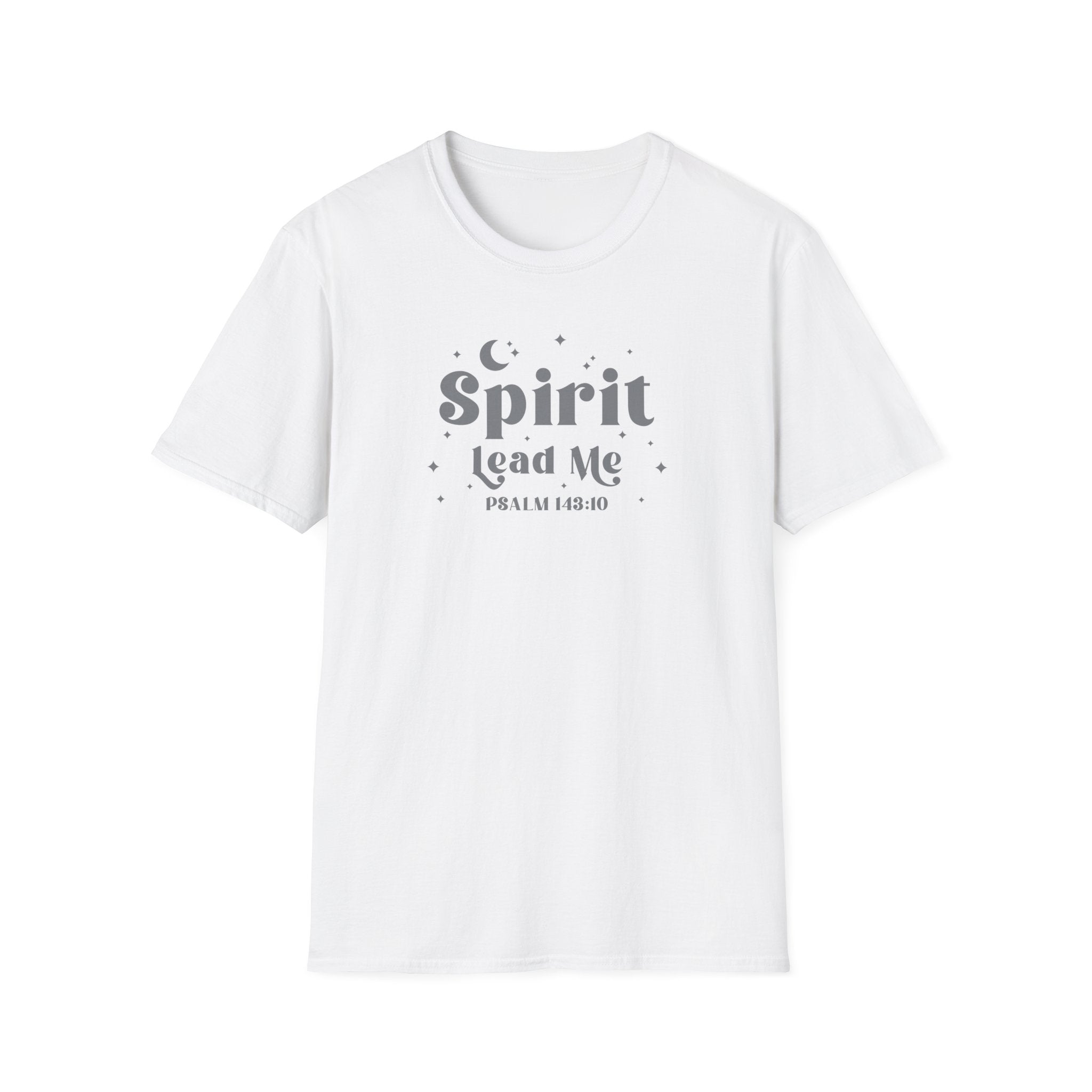Spirit Lead Me Psalm 143:10 Unisex Softstyle T-Shirt