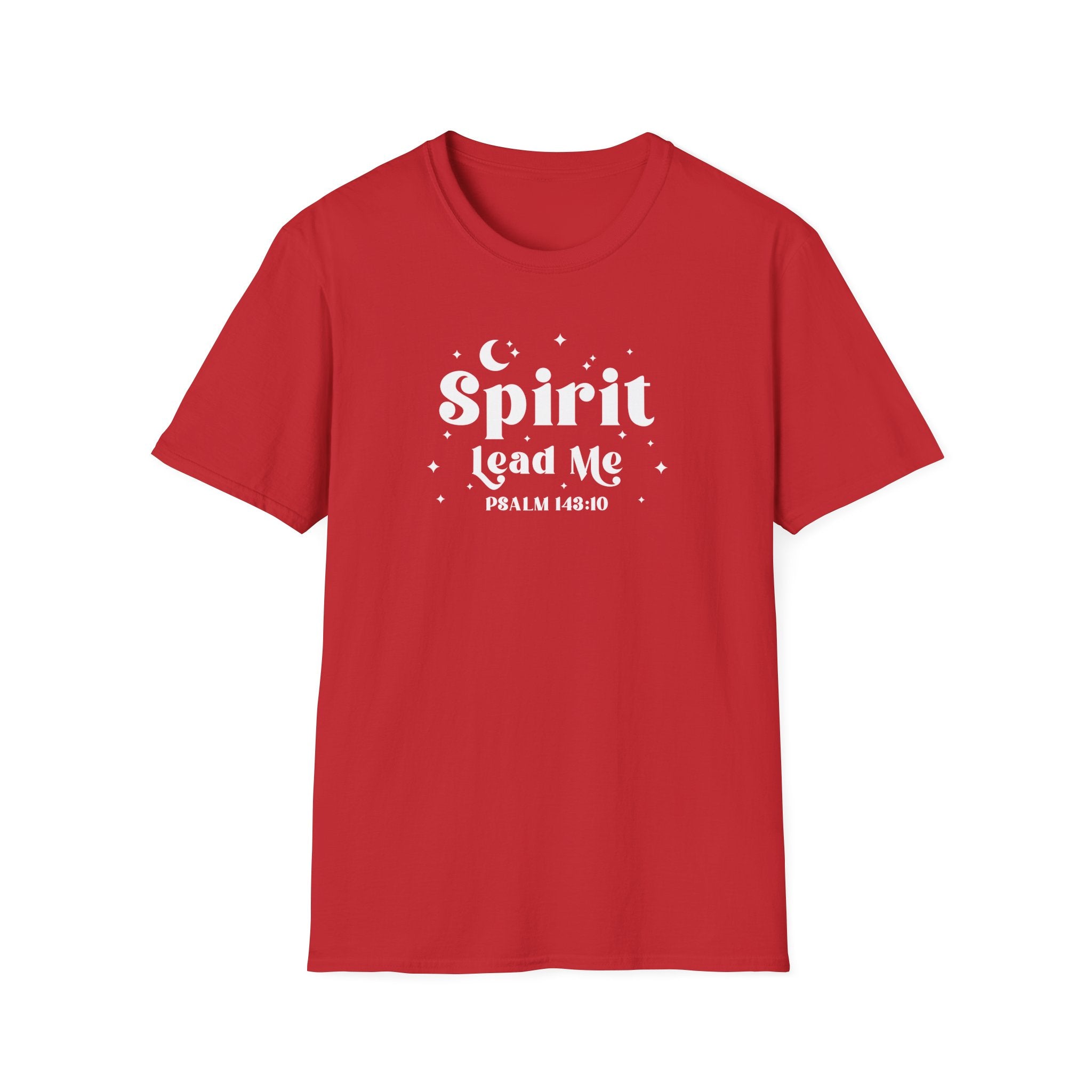 Spirit Lead Me Psalm 143:10 Unisex Softstyle T-Shirt