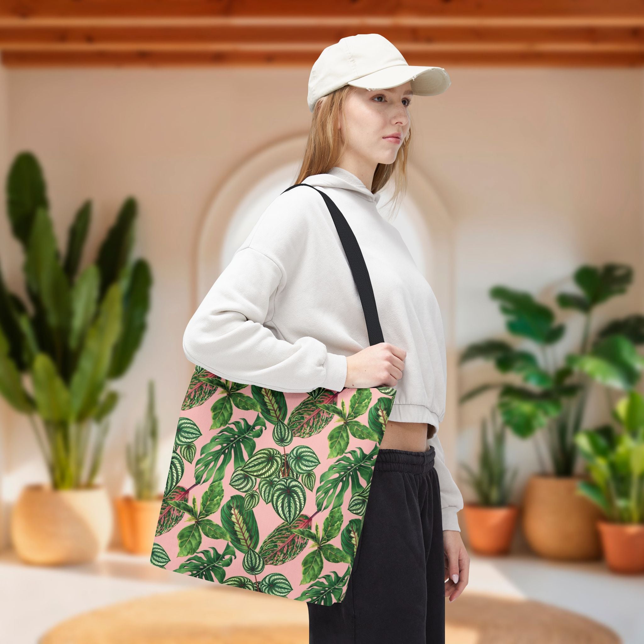 House Plant Leaf Tote Bag | Botanical