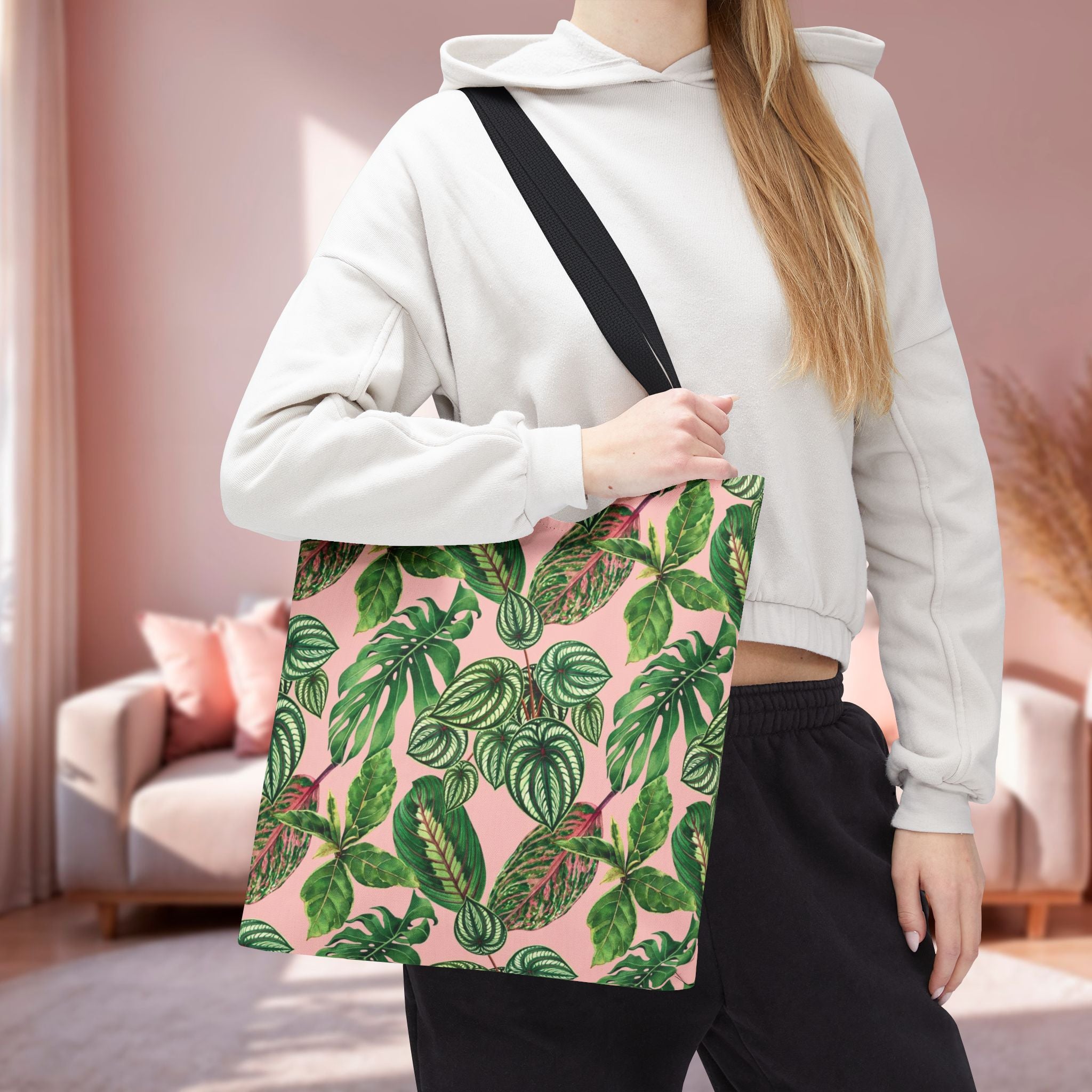 House Plant Leaf Tote Bag | Botanical