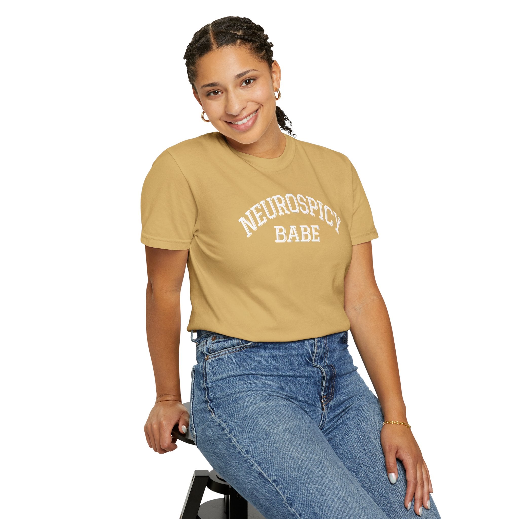 NEUROSPICY BABE Comfort Colors Tee T-Shirt | Neurodivergent Tee