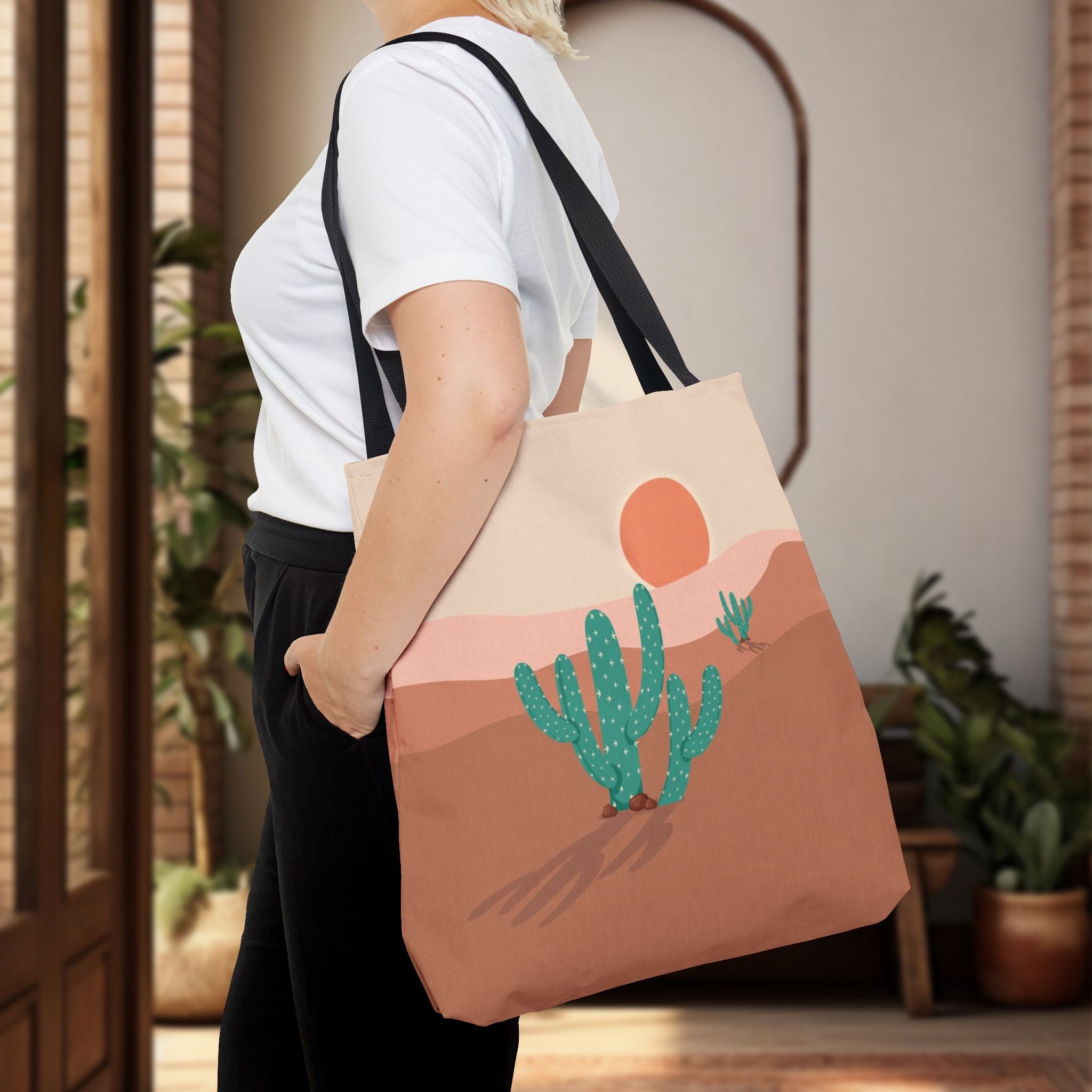 Southwest Desert Cactus Tote Bag
