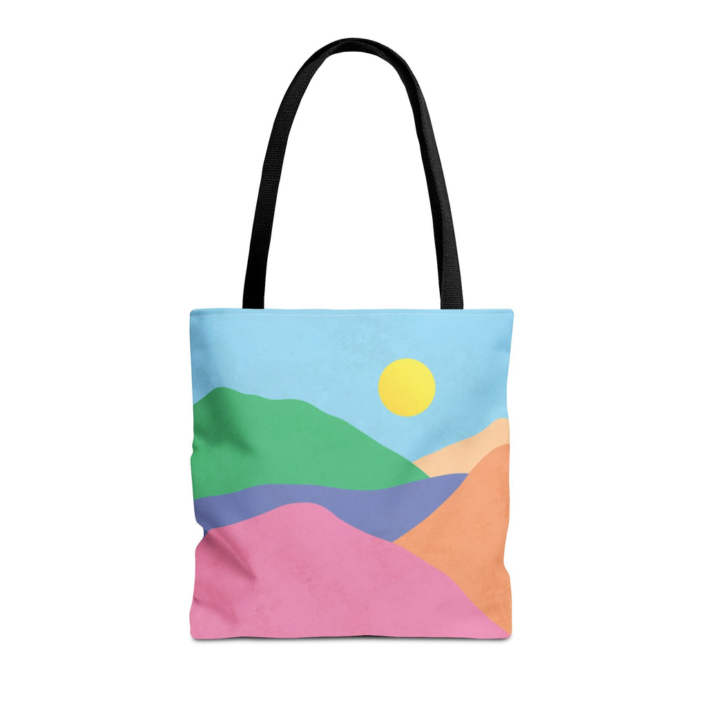 Mountain Desert Pastel Tote Bag