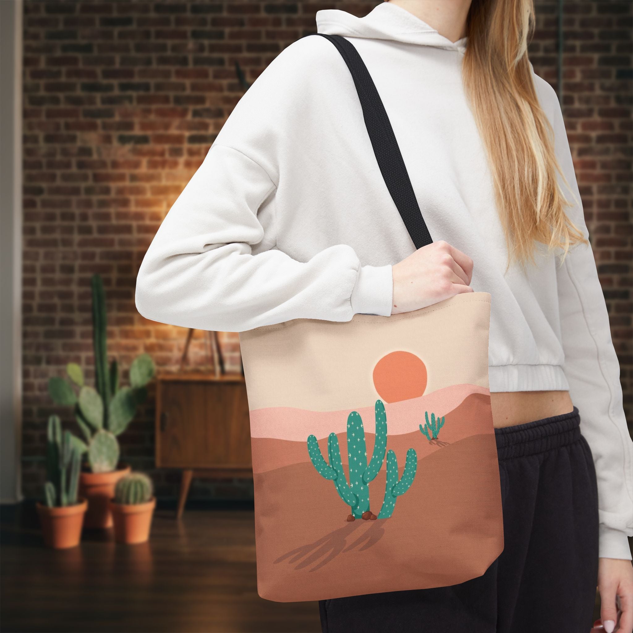 Southwest Desert Cactus Tote Bag