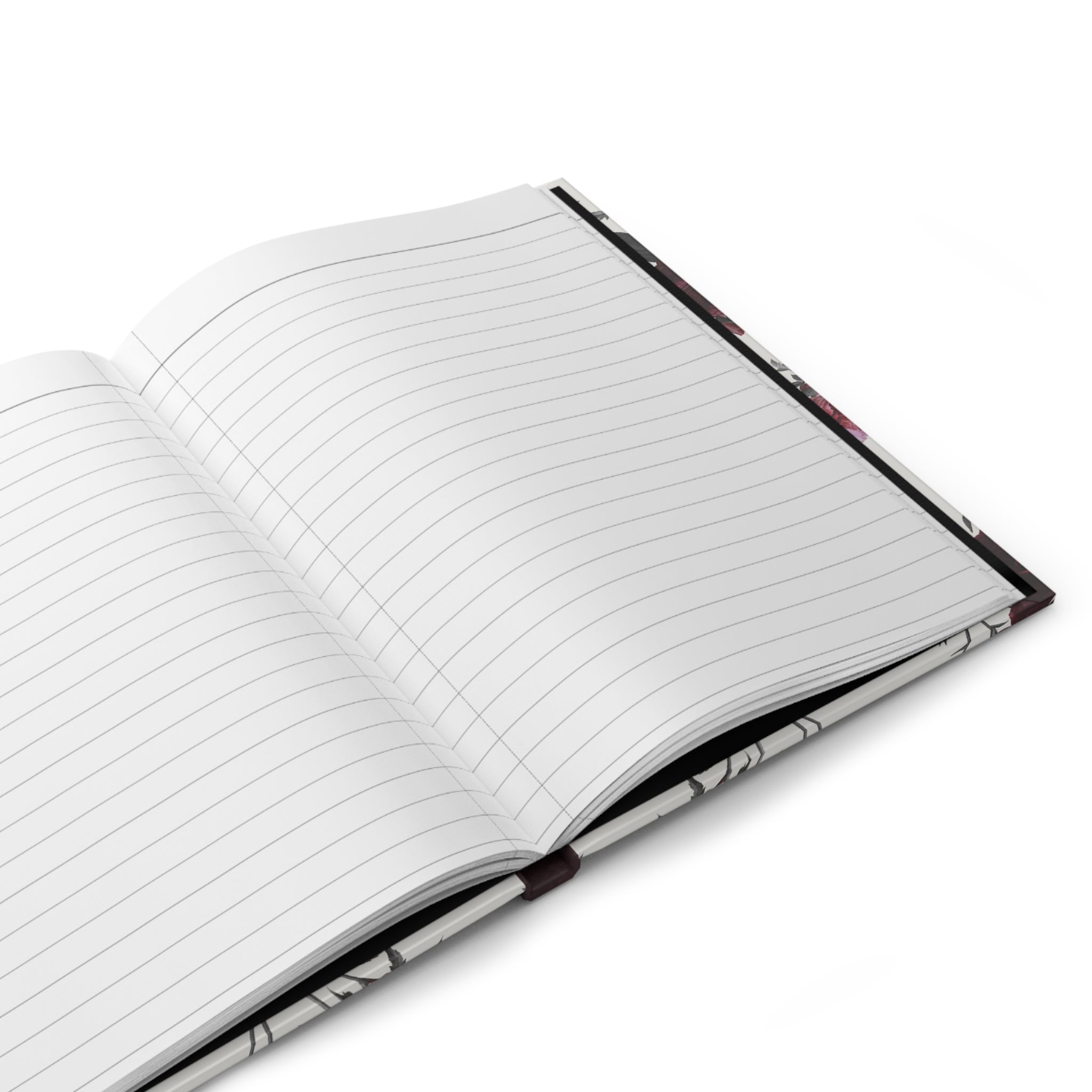 Dark Cottagecore Black Dutch Rabbit Hardcover Journal