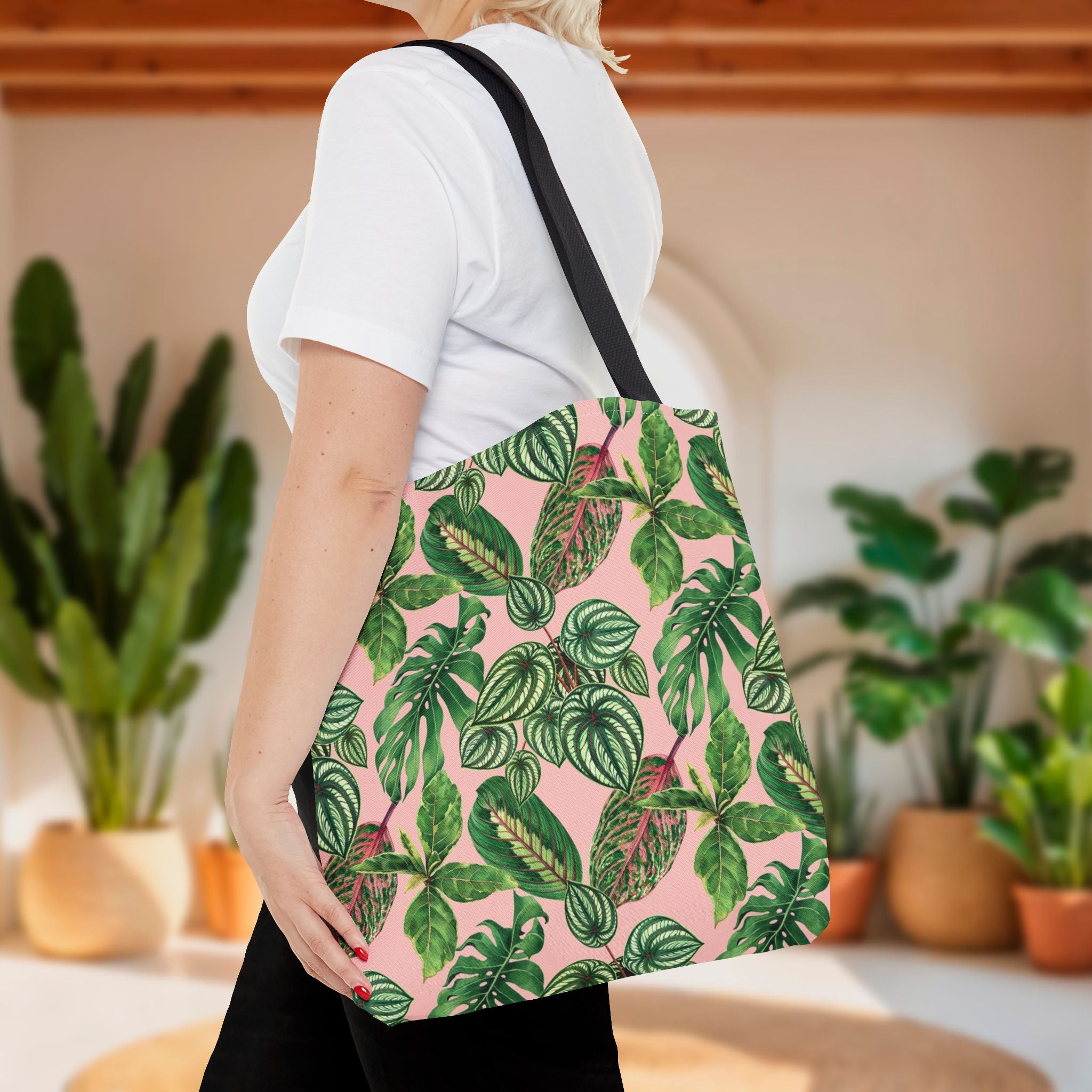 House Plant Leaf Tote Bag | Botanical