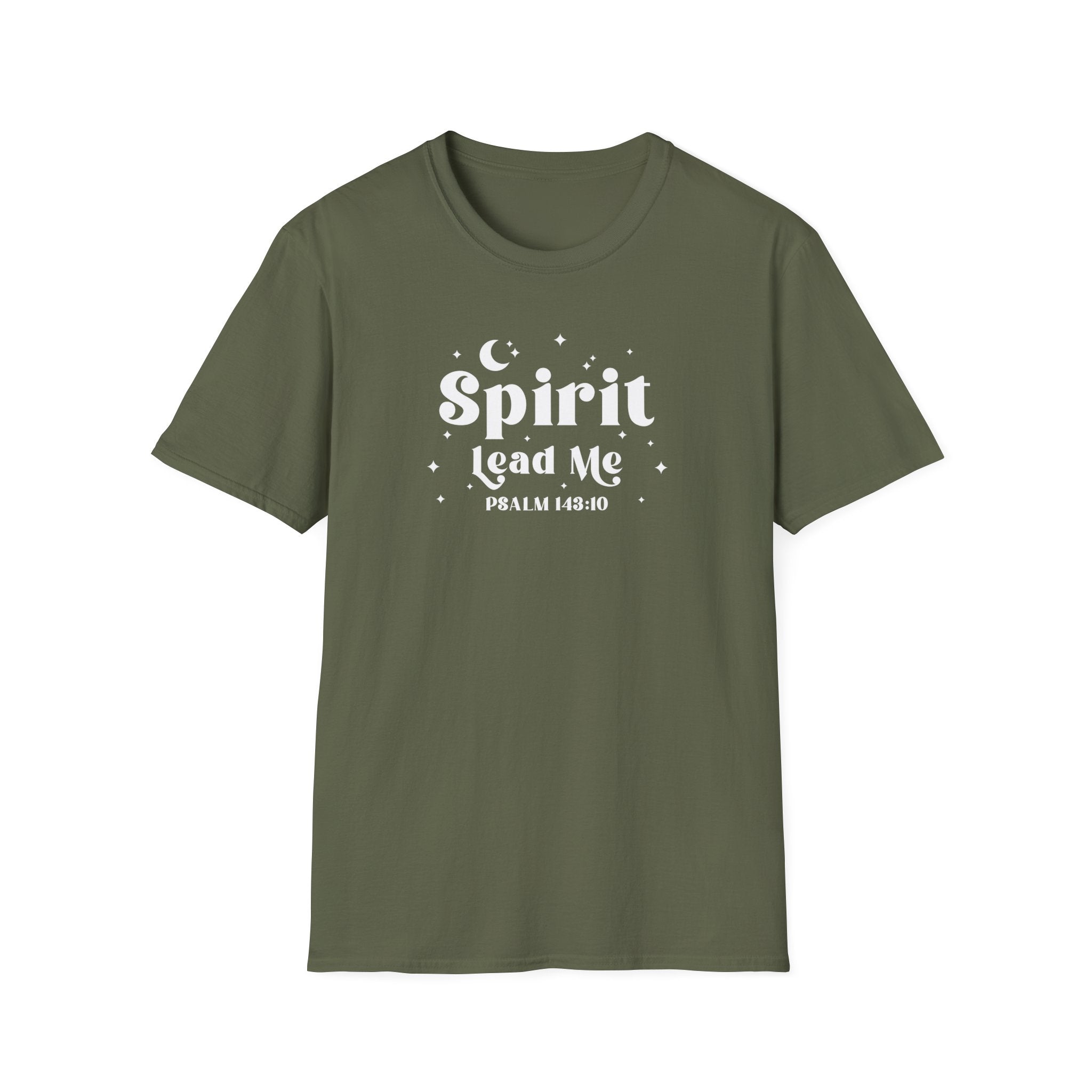 Spirit Lead Me Psalm 143:10 Unisex Softstyle T-Shirt