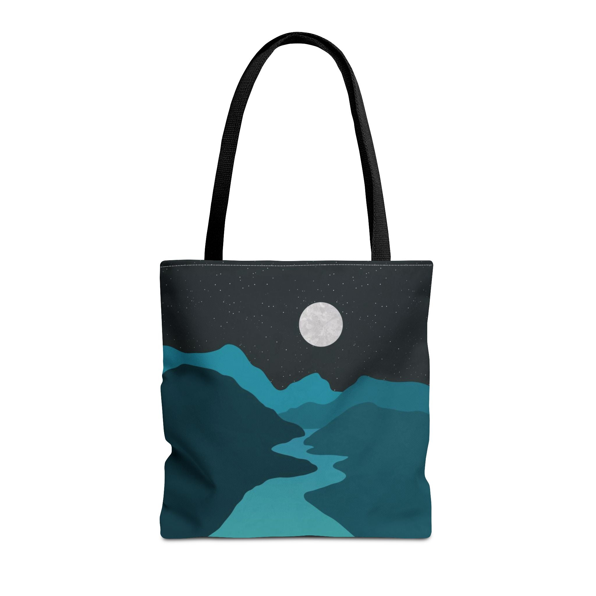 Desert Moonlit Stream Tote Bag