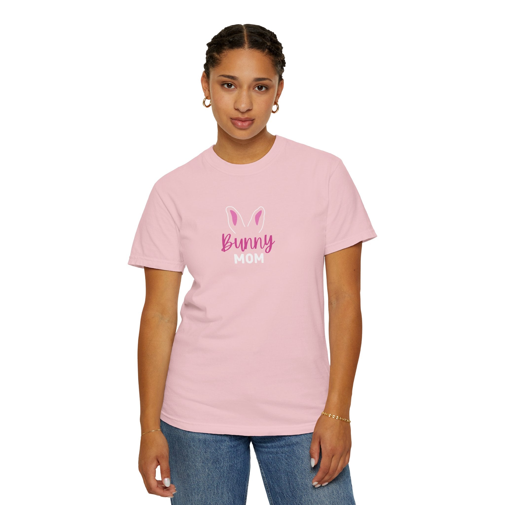 Bunny Mom T-Shirt - Rabbit Ears Comfort Colors Tee