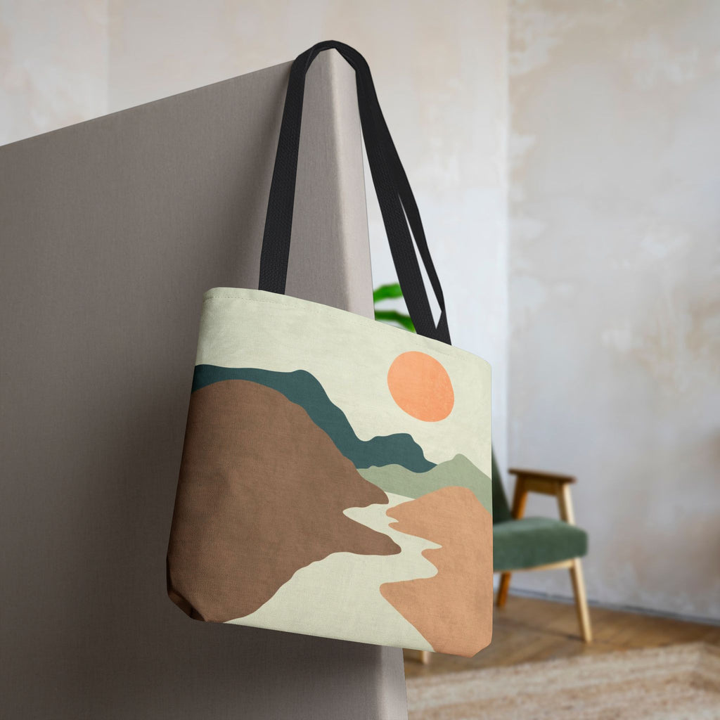 Muted Desert Tote Bag | Abstract Desert Landscape