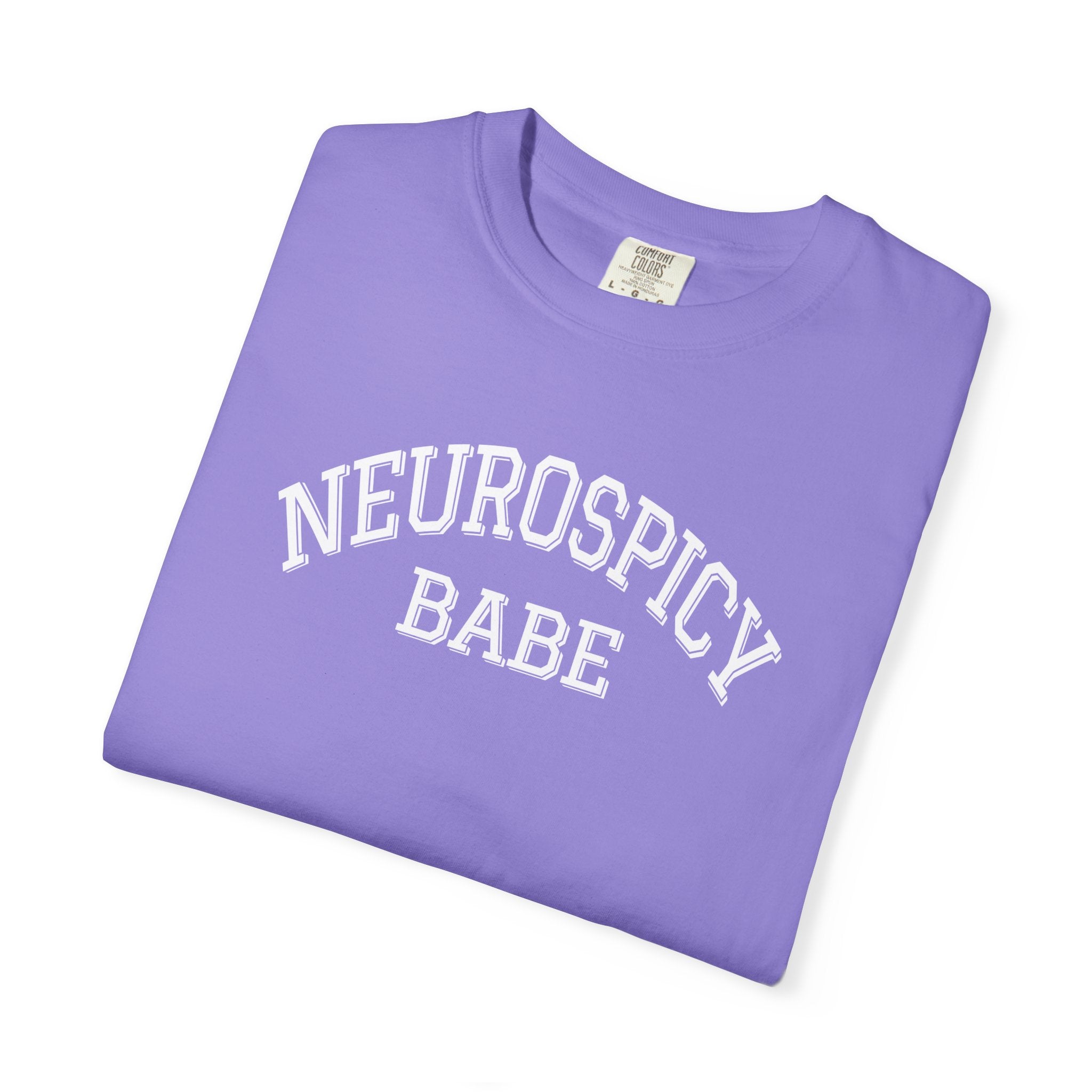NEUROSPICY BABE Comfort Colors Tee T-Shirt | Neurodivergent Tee