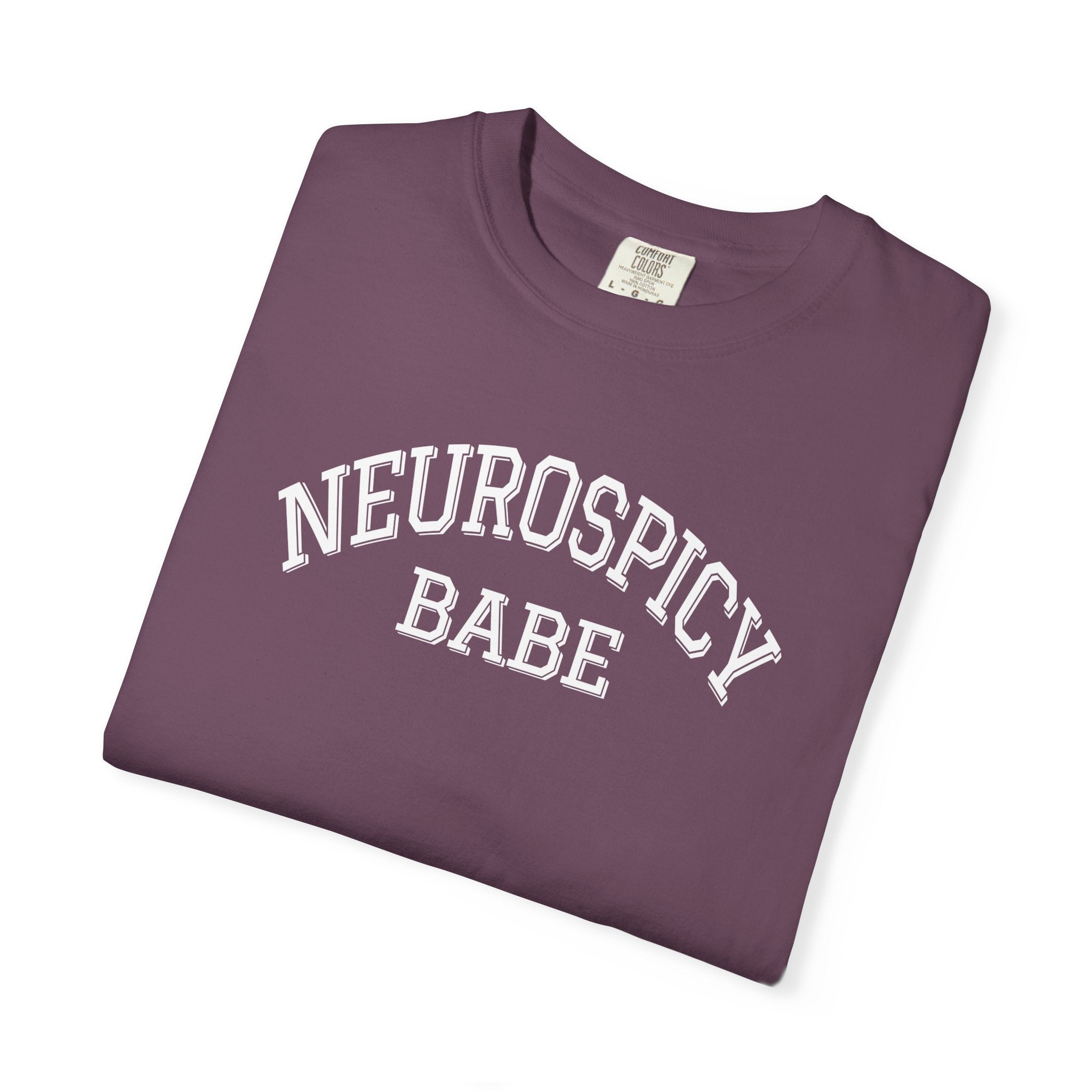 NEUROSPICY BABE Comfort Colors Tee T-Shirt | Neurodivergent Tee
