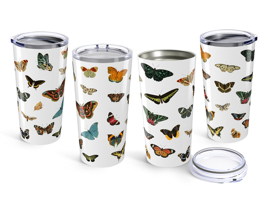 Butterfly & Moth 20 oz Stainless Steel Tumbler