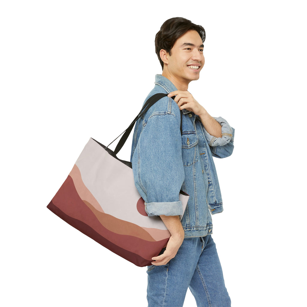 Boho Desert Weekender Tote | Madder Brown Travel Bag