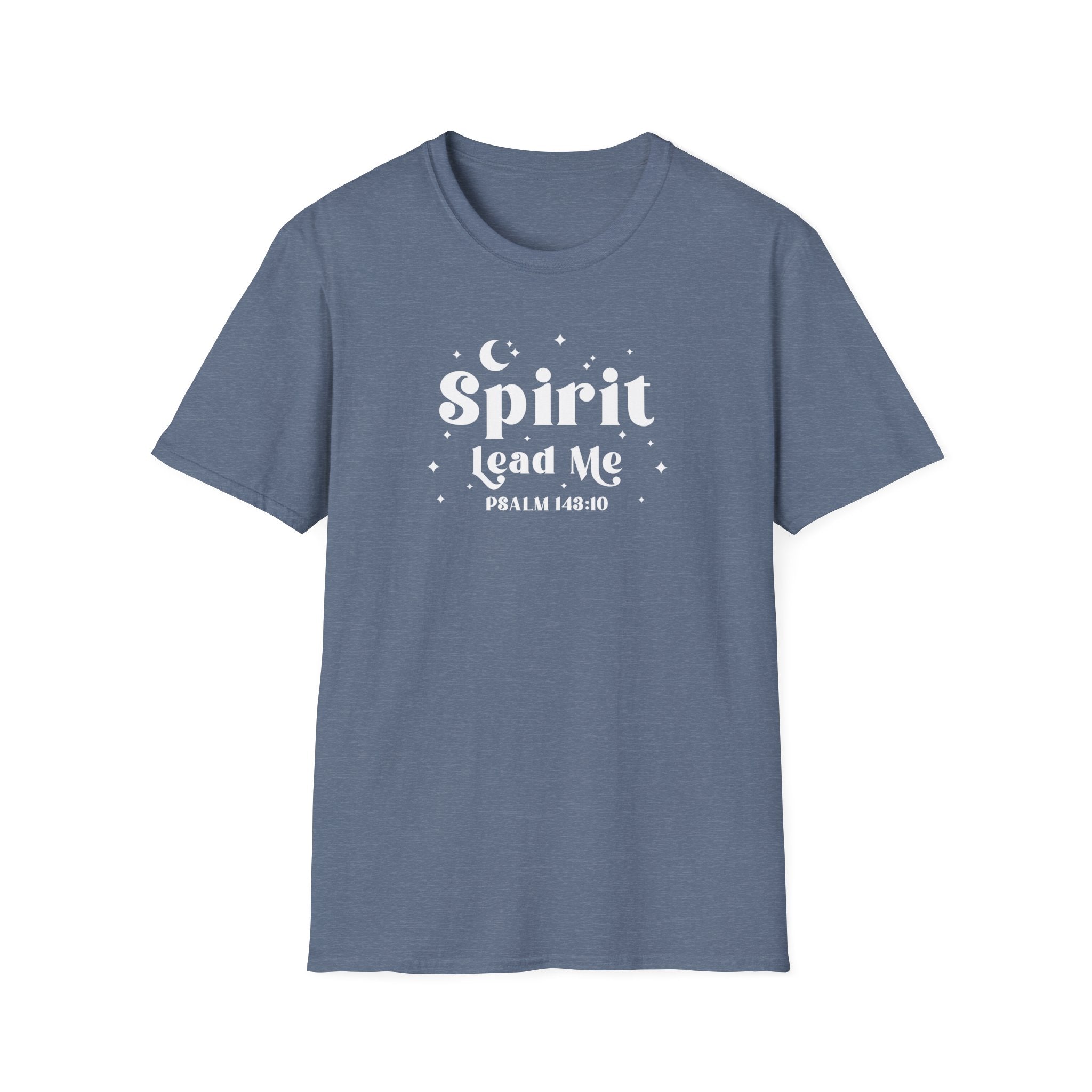 Spirit Lead Me Psalm 143:10 Unisex Softstyle T-Shirt