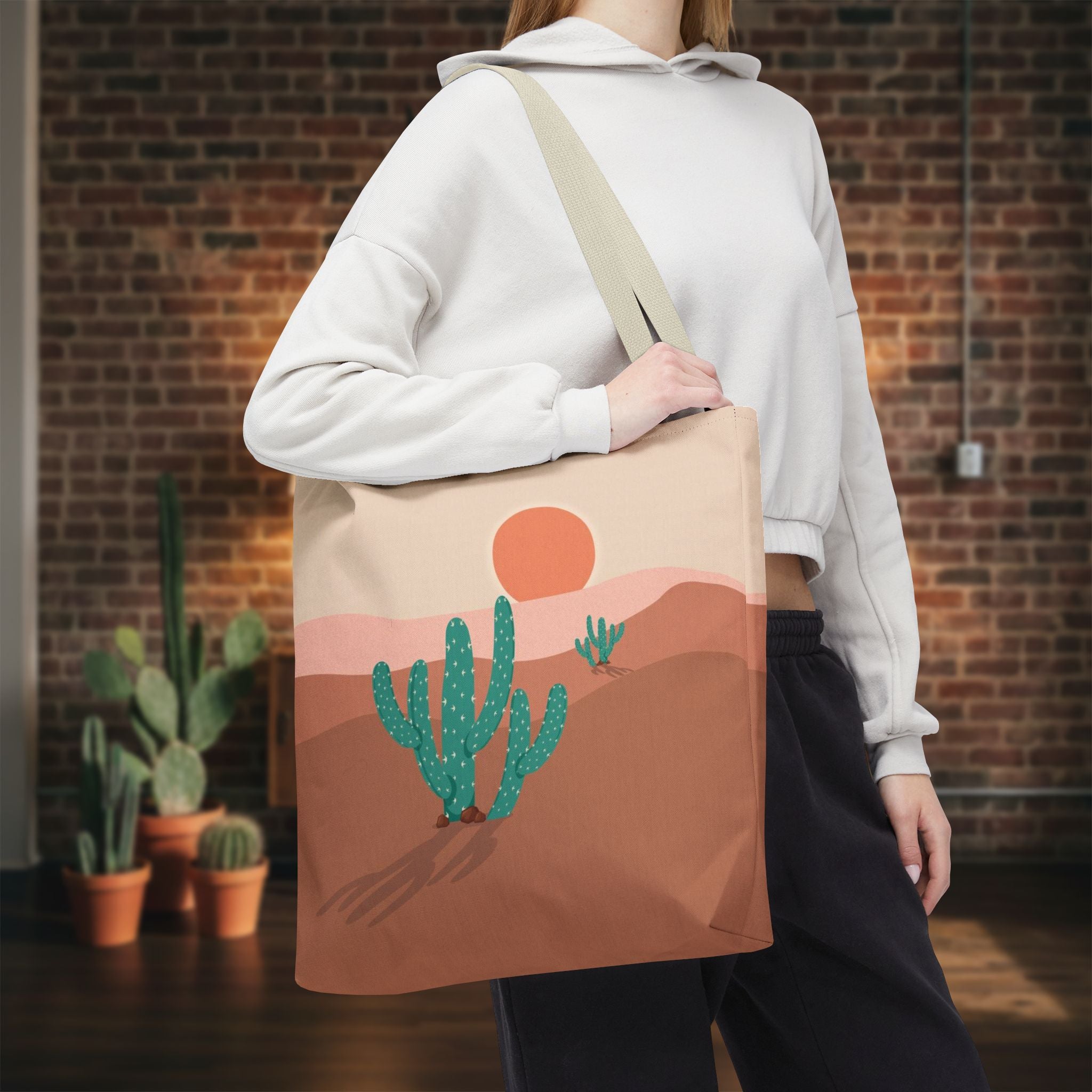 Southwest Desert Cactus Tote Bag
