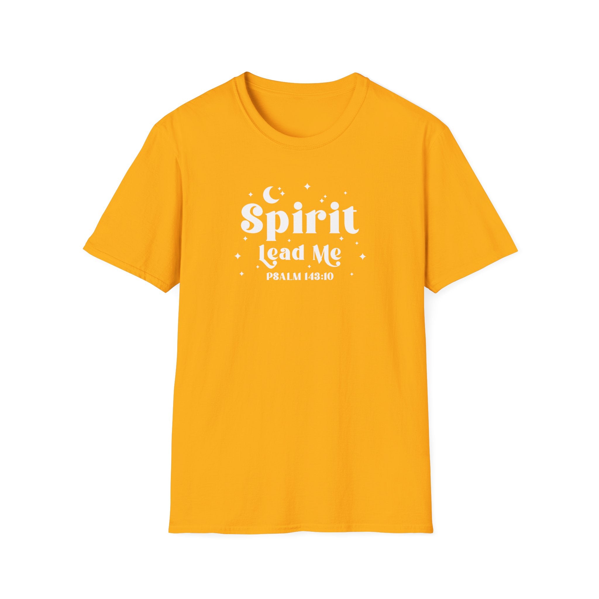 Spirit Lead Me Psalm 143:10 Unisex Softstyle T-Shirt