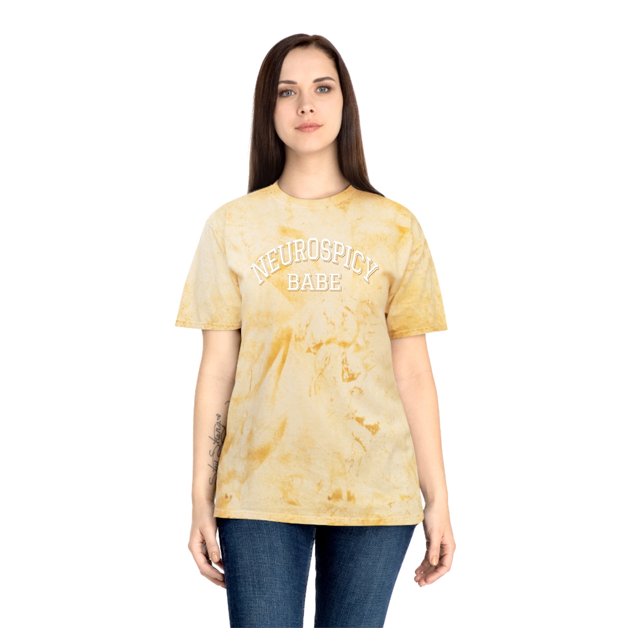 NEUROSPICY BABE Tie-Dye T-Shirt | Neurodivergent Tee