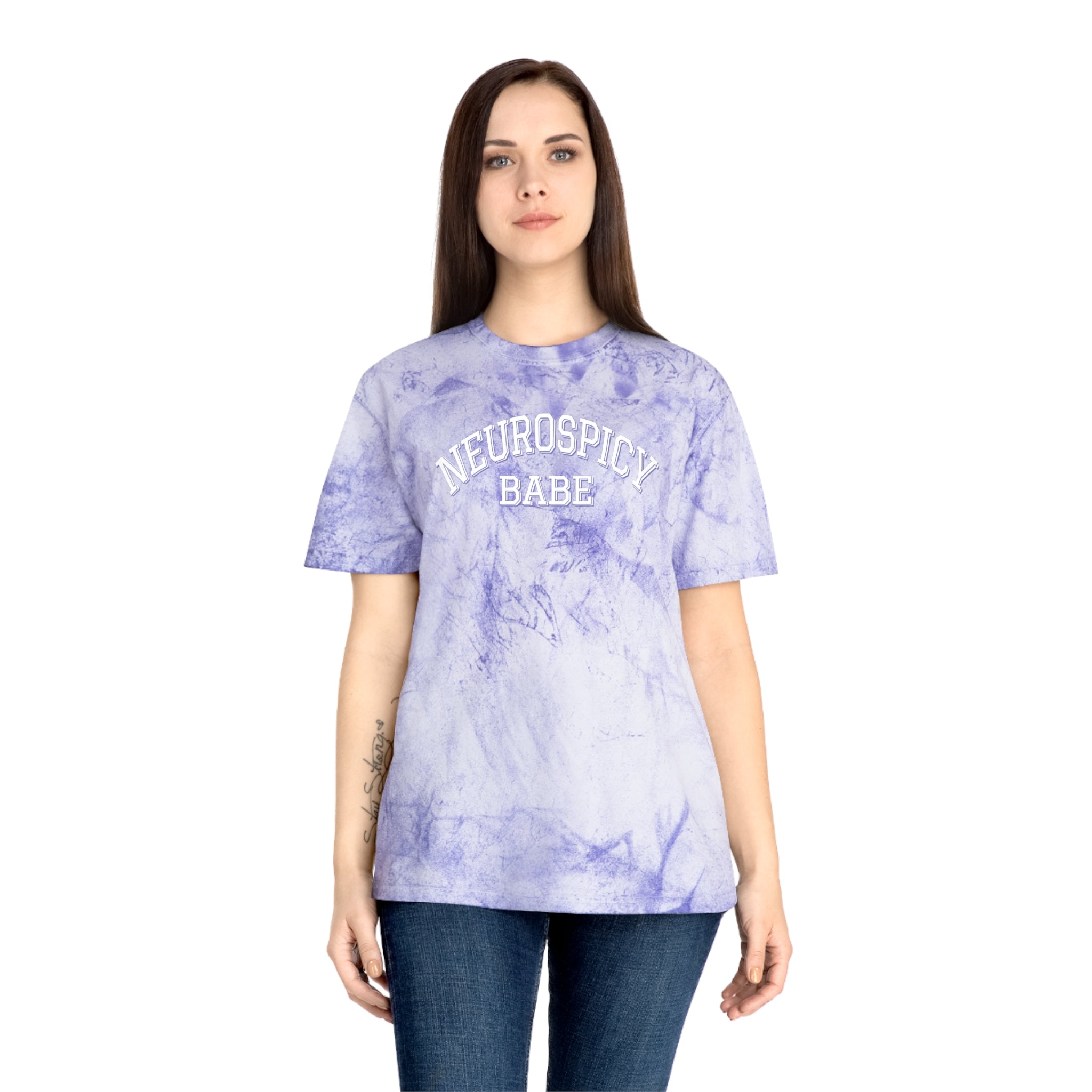 NEUROSPICY BABE Tie-Dye T-Shirt | Neurodivergent Tee