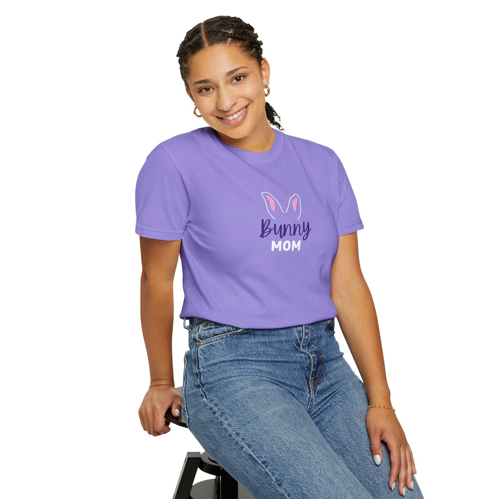 Bunny Mom T-Shirt - Rabbit Ears Comfort Colors Tee
