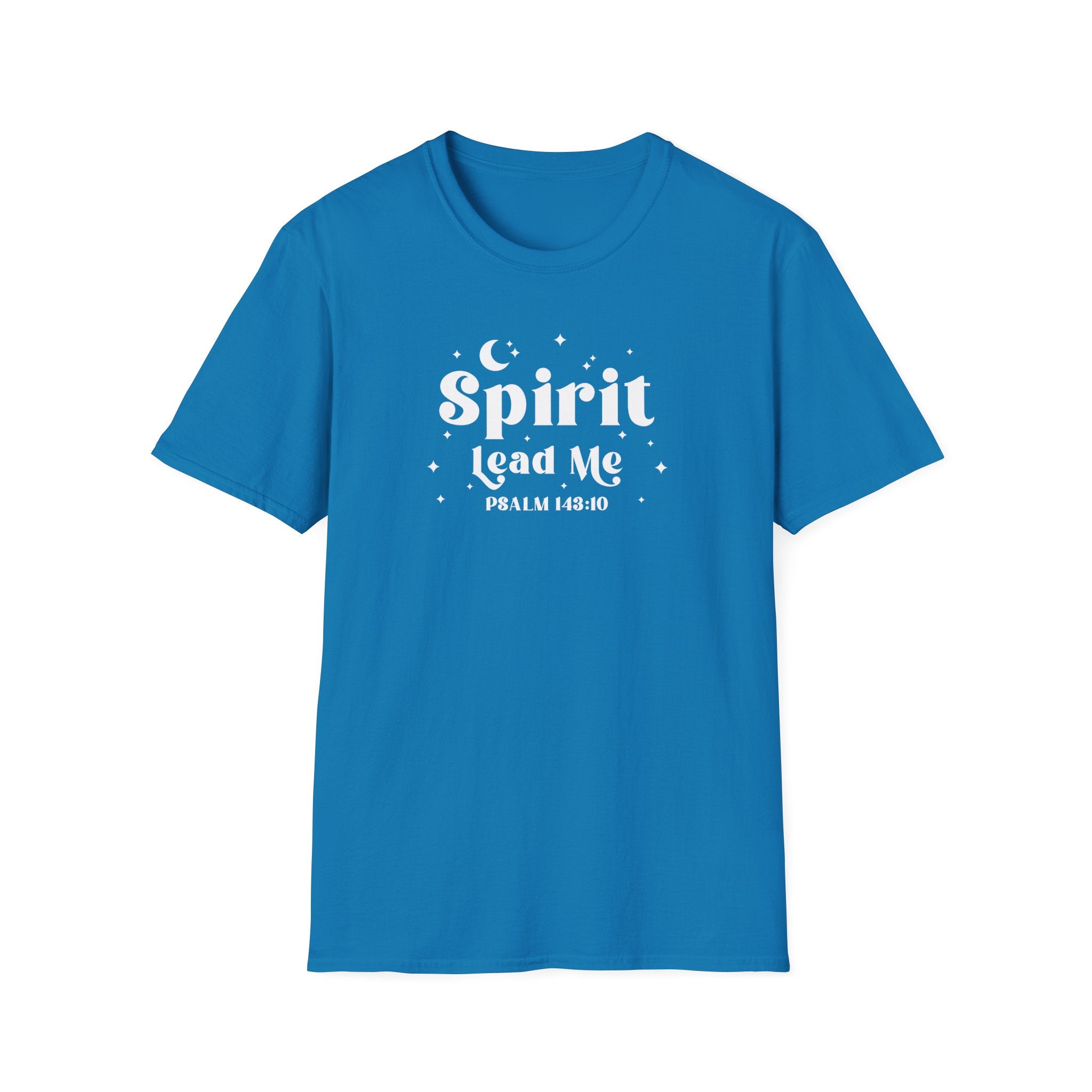 Spirit Lead Me Psalm 143:10 Unisex Softstyle T-Shirt