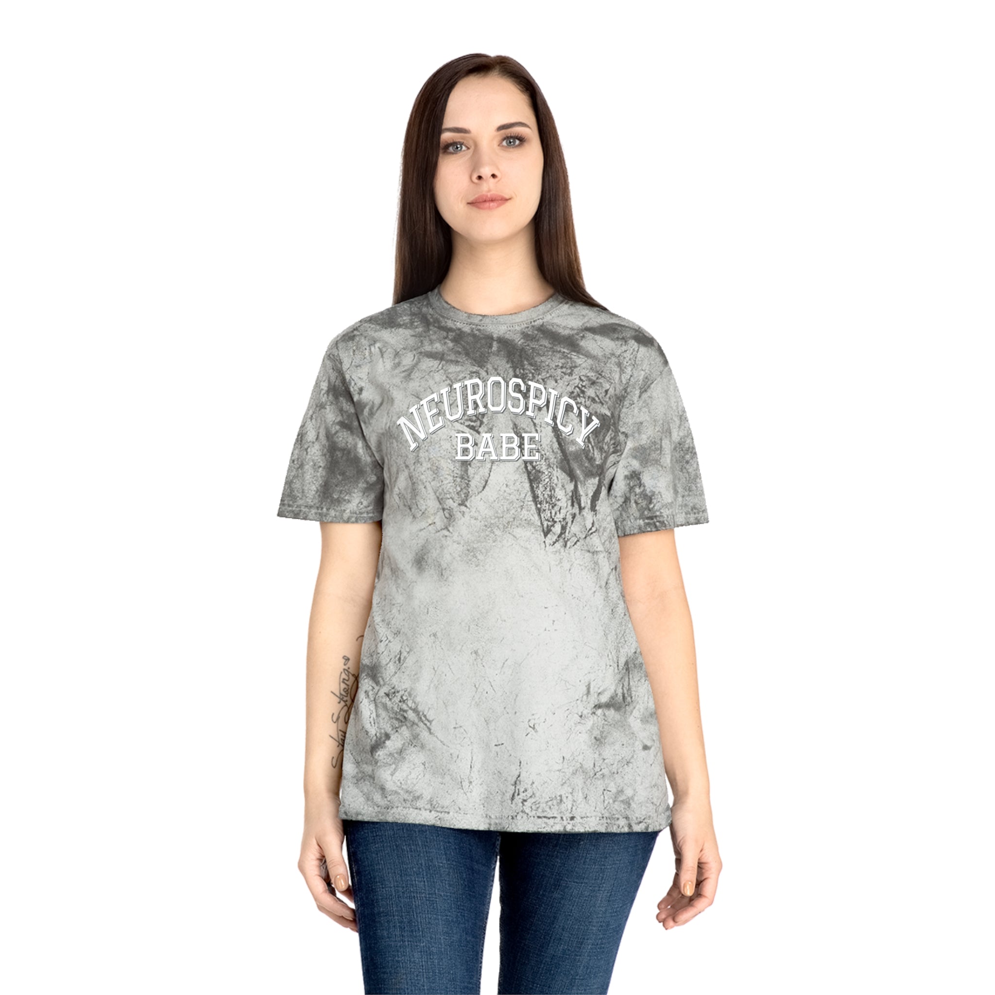 NEUROSPICY BABE Tie-Dye T-Shirt | Neurodivergent Tee