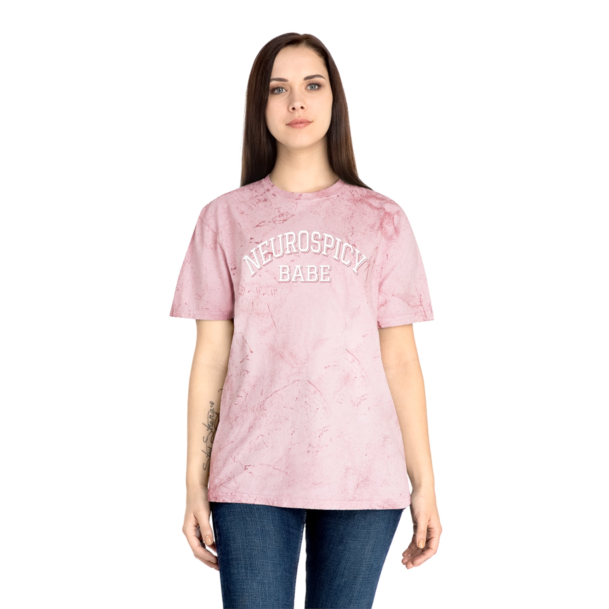 NEUROSPICY BABE Tie-Dye T-Shirt | Neurodivergent Tee