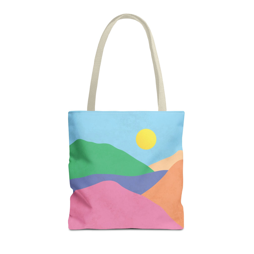 Mountain Desert Pastel Tote Bag