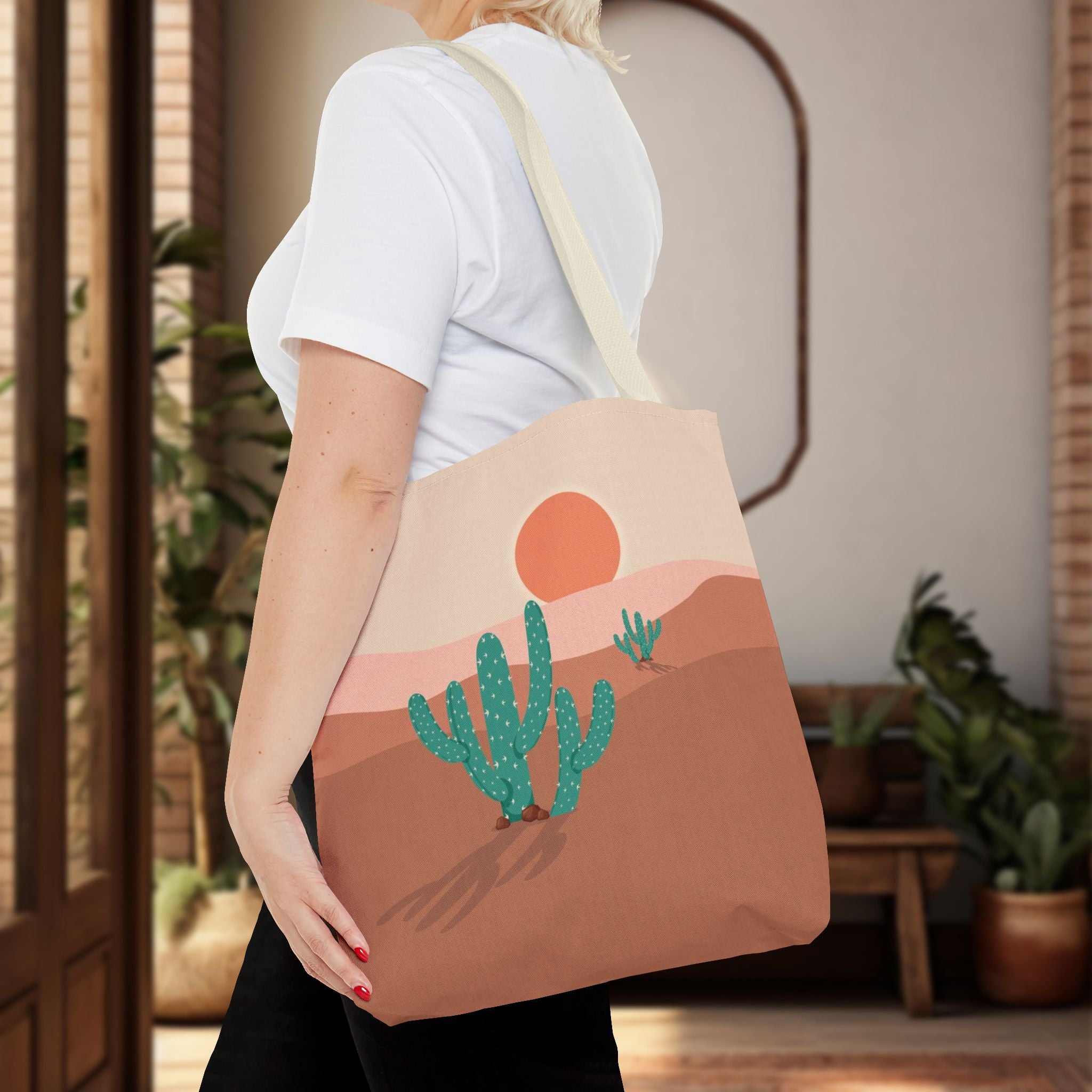 Southwest Desert Cactus Tote Bag