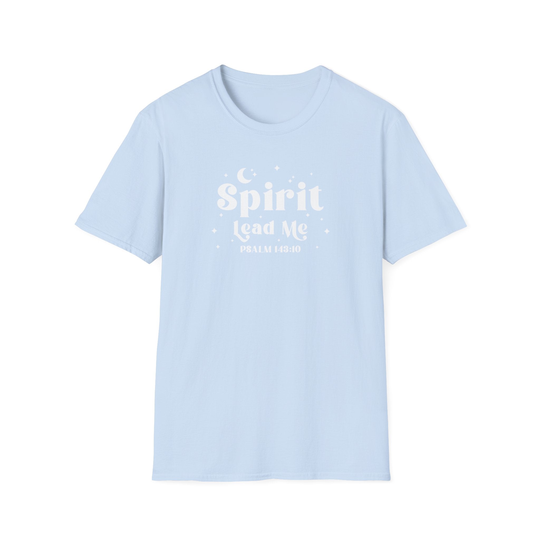 Spirit Lead Me Psalm 143:10 Unisex Softstyle T-Shirt