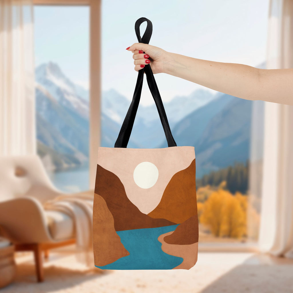 Mountain Stream Rust Tote Bag