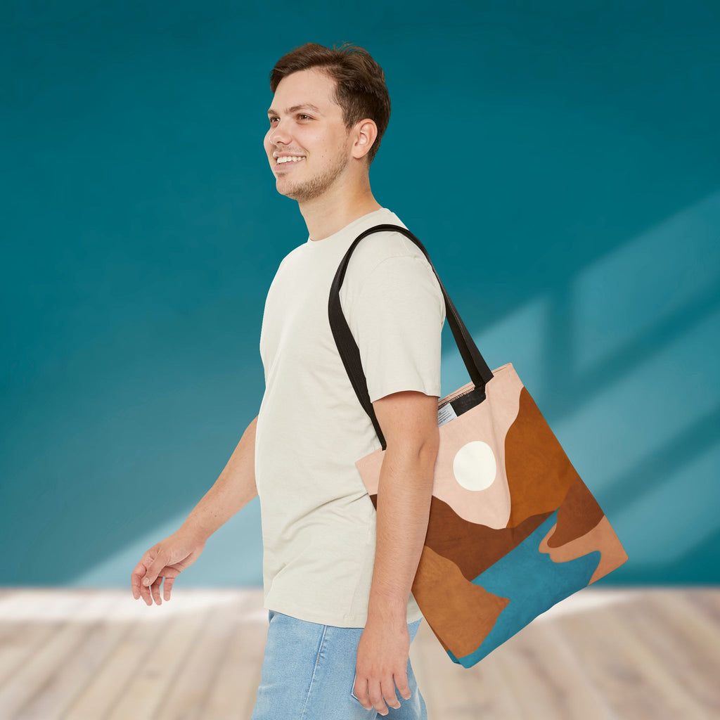 Mountain Stream Rust Tote Bag