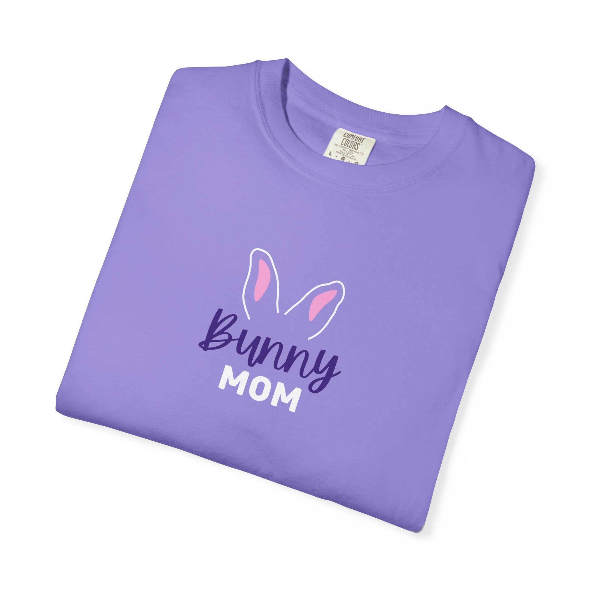 Bunny Mom T-Shirt - Rabbit Ears Comfort Colors Tee