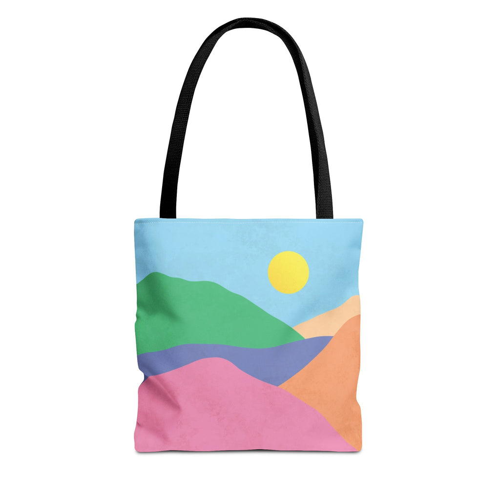 Mountain Desert Pastel Tote Bag