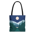 Moonlit Alpine Lake Tote Bag